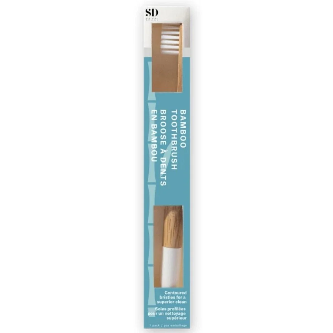 SD Naturals Bamboo Toothbrush, CLEARANCE 50% Off Final Sale - Image 2