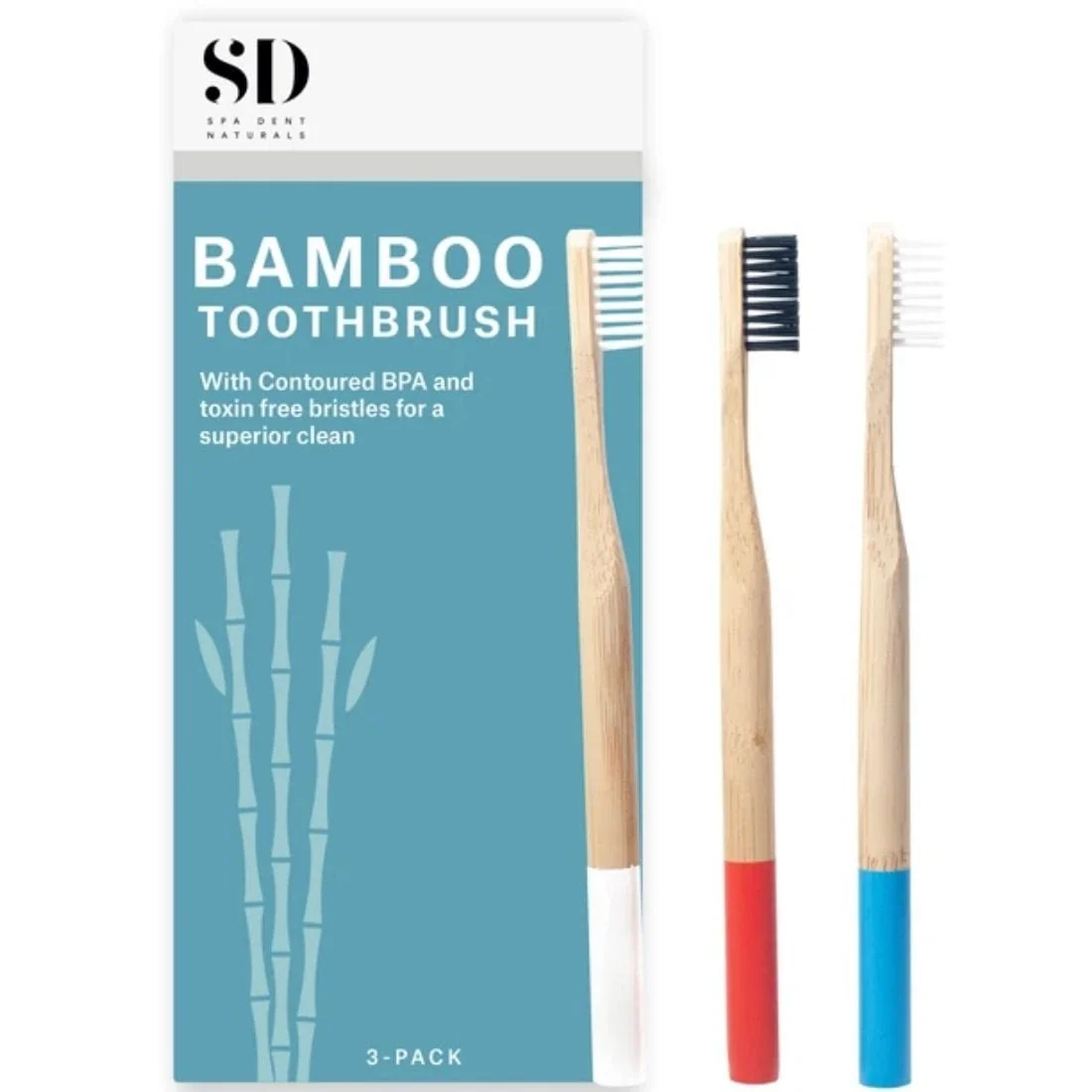 SD Naturals Bamboo Toothbrush, CLEARANCE 50% Off Final Sale - Image 3