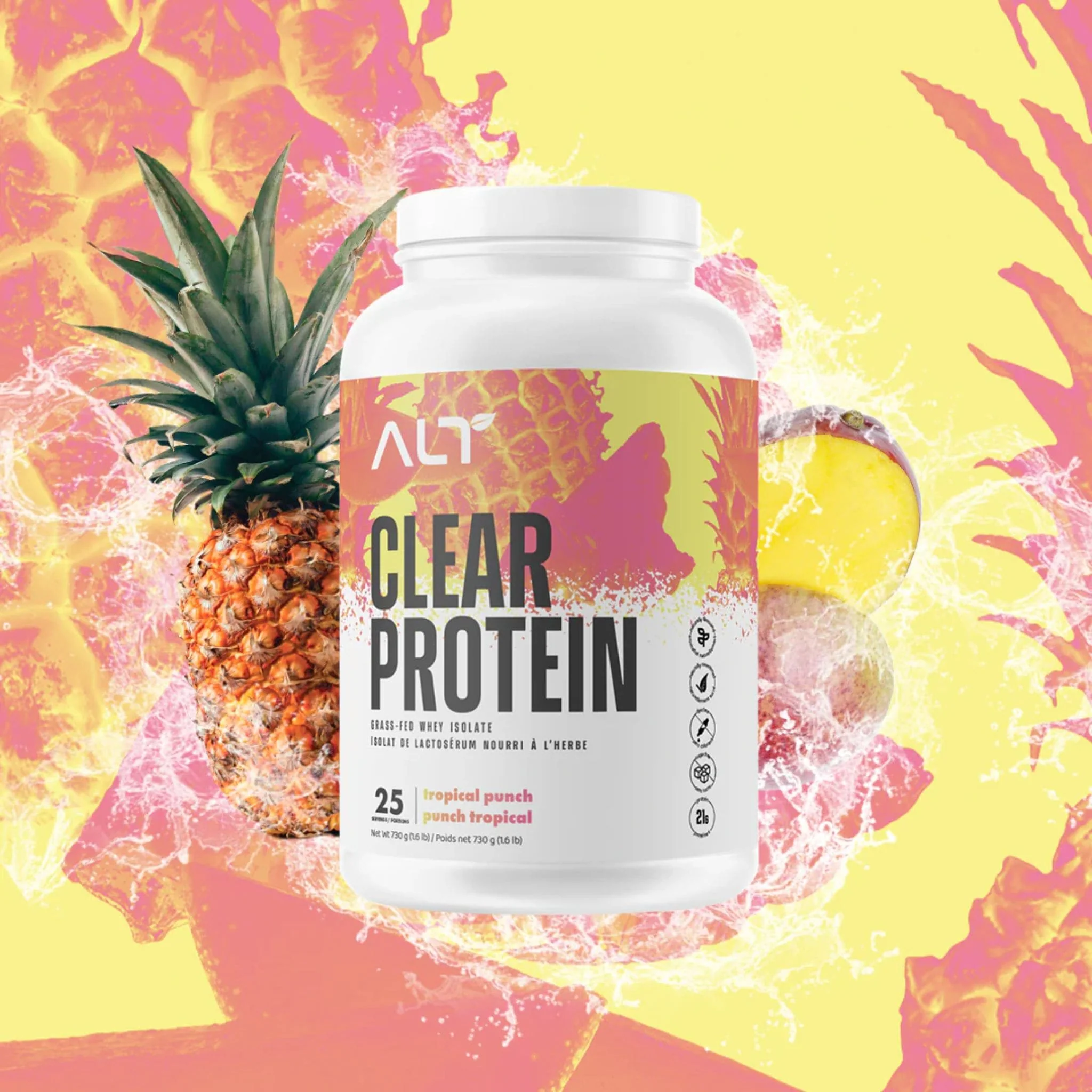 ALT Clear Protein, Grass-Fed Whey Isolate Powder, 25 Servings, 730g - Image 19