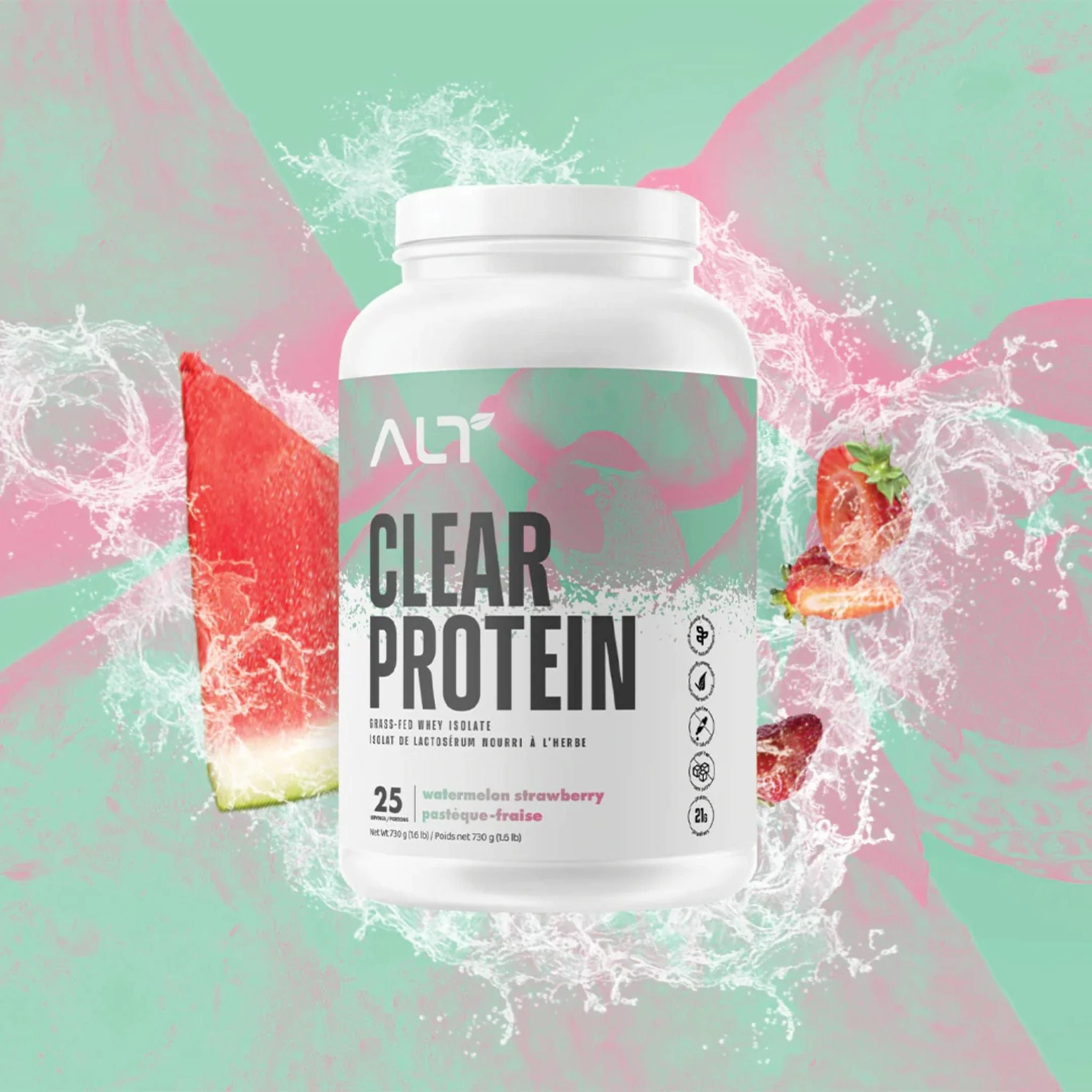 ALT Clear Protein, Grass-Fed Whey Isolate Powder, 25 Servings, 730g - Image 25