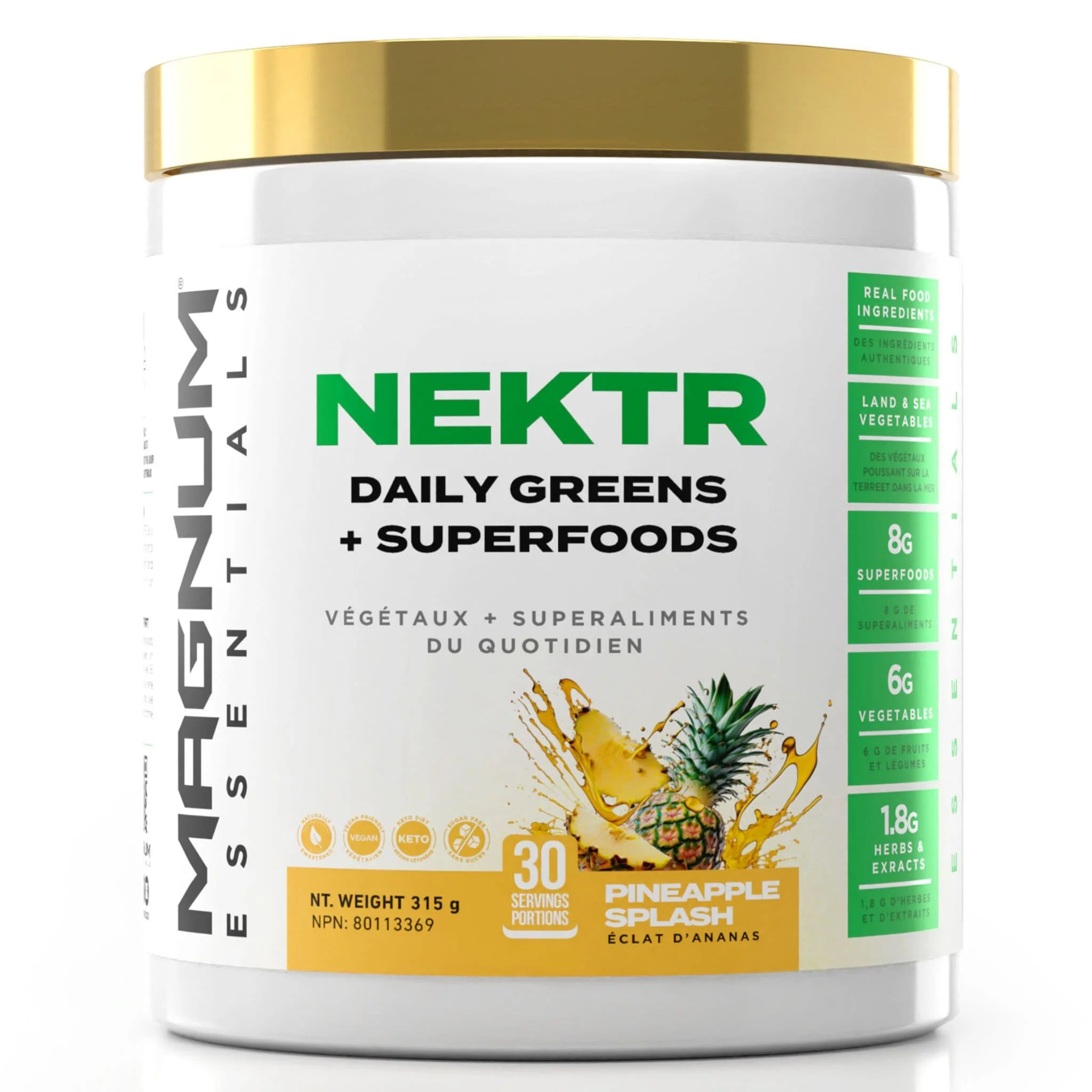 Magnum Essentials NEKTR Daily Greens and Superfoods Powder, 315g - Image 7