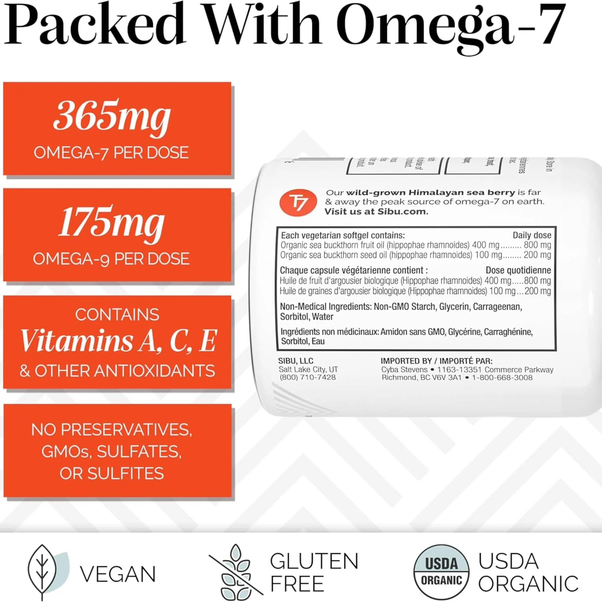 SIBU Omega-7 Sea Buckthorn Oil - Image 3