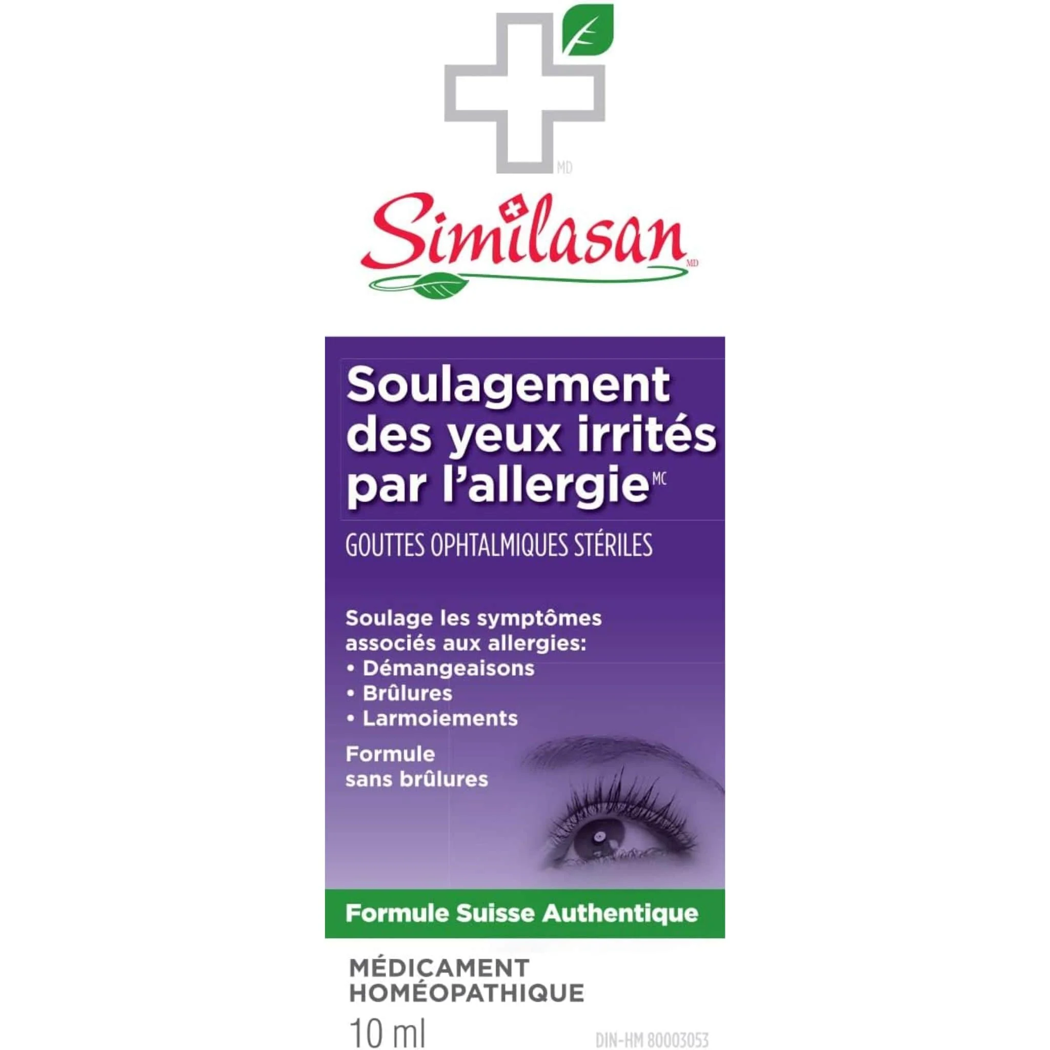 Similasan Allergy Eye Relief, Sterile Liquid Eye Drops, Sting-free Homeopathic Formula for Itching, Burning, Watering, Seasonal Allergy Symptoms, 10ml - Image 3
