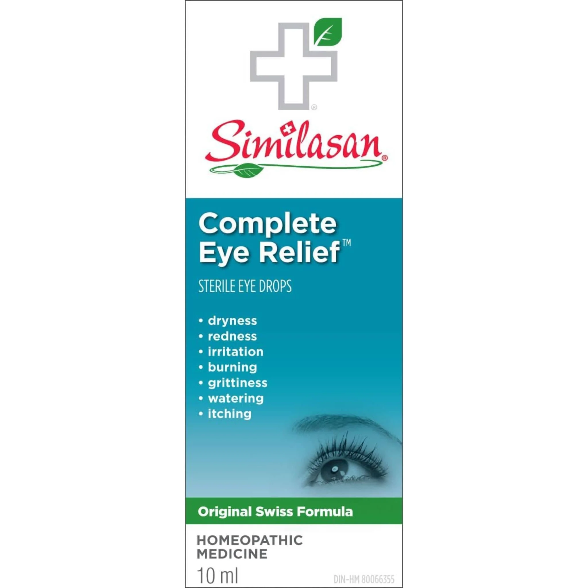 Similasan Complete Eye Relief Liquid Drops, Natural, Homeopathic Multi-Symptom Relief for Dryness, Redness, and Irritation, 10ml - Image 2