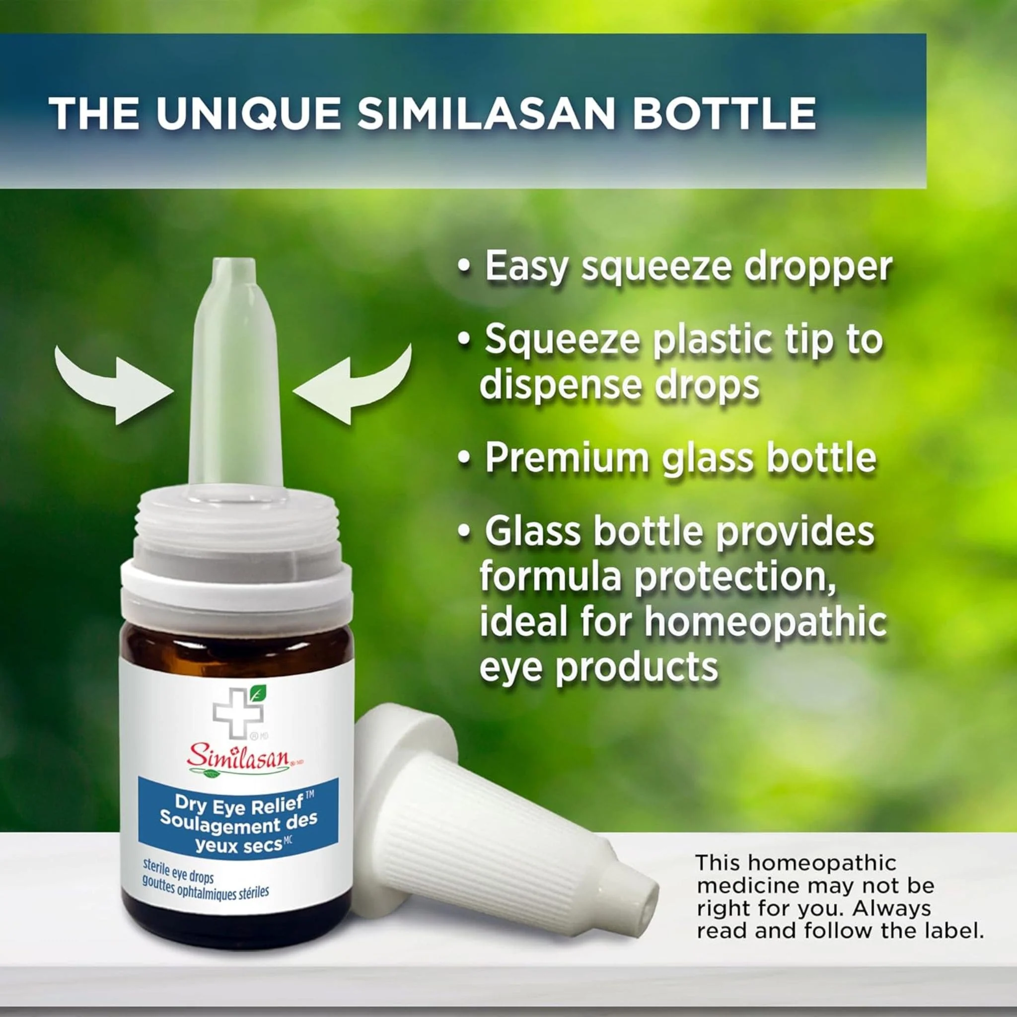 Similasan Dry Eye Relief, Liquid Drops, Homeopathic, Natural, Sting-Free Hydration for Dry and Red Eyes, 10ml - Image 6
