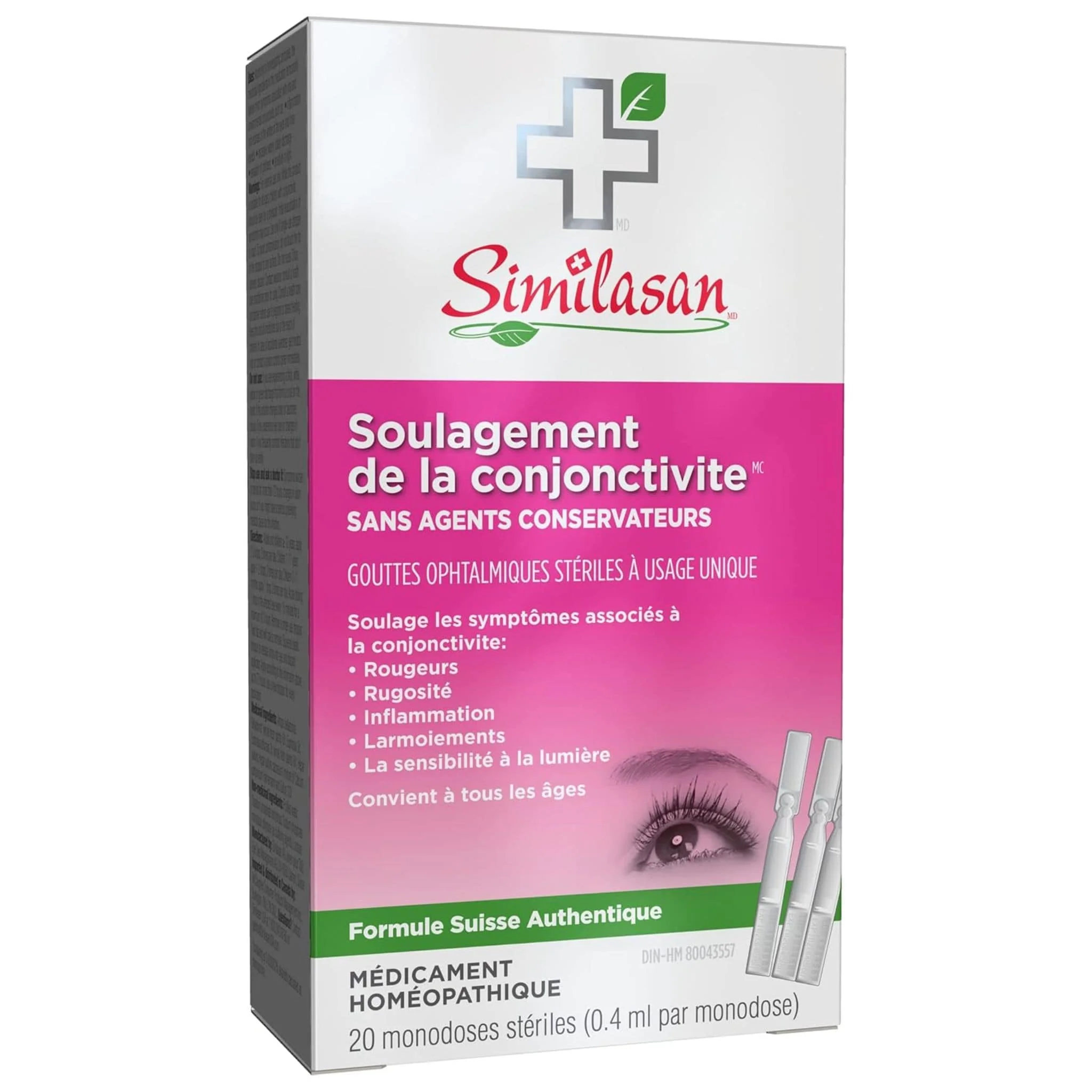 Similasan Pink Eye Relief Liquid Drops, With Eyebright, Safe for All Ages, Relieves Redness, Burning, Watery Discharge, Grittiness, and Conjunctivitis Symptoms, 10ml - Image 8
