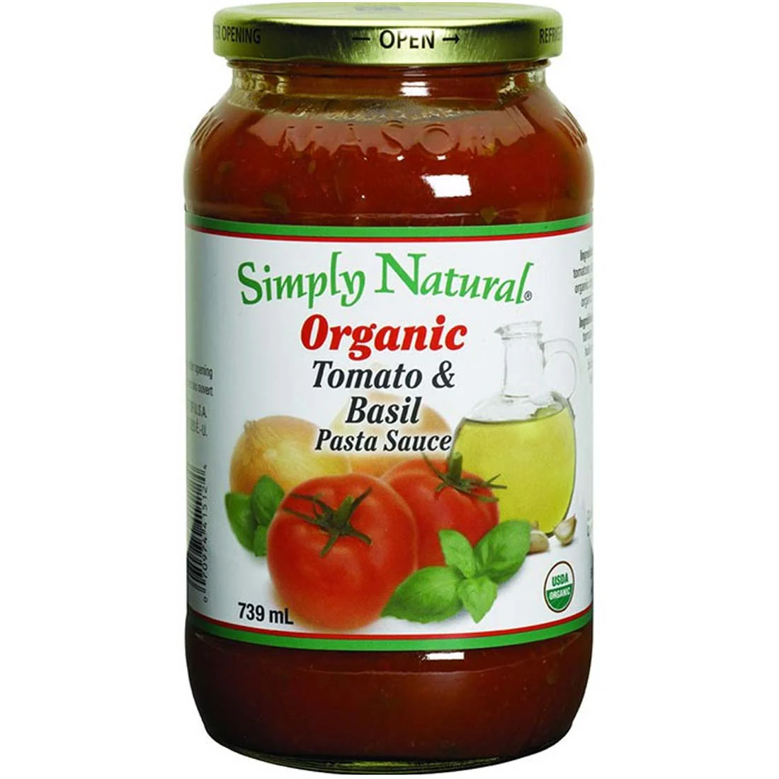 Simply Natural Organic Pasta Sauce, 739ml - Image 2