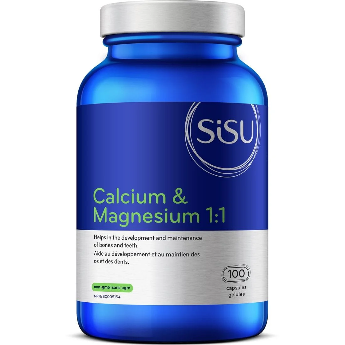 SISU Calcium & Magnesium 1:1 with Vitamin D, Capsules - Image 2