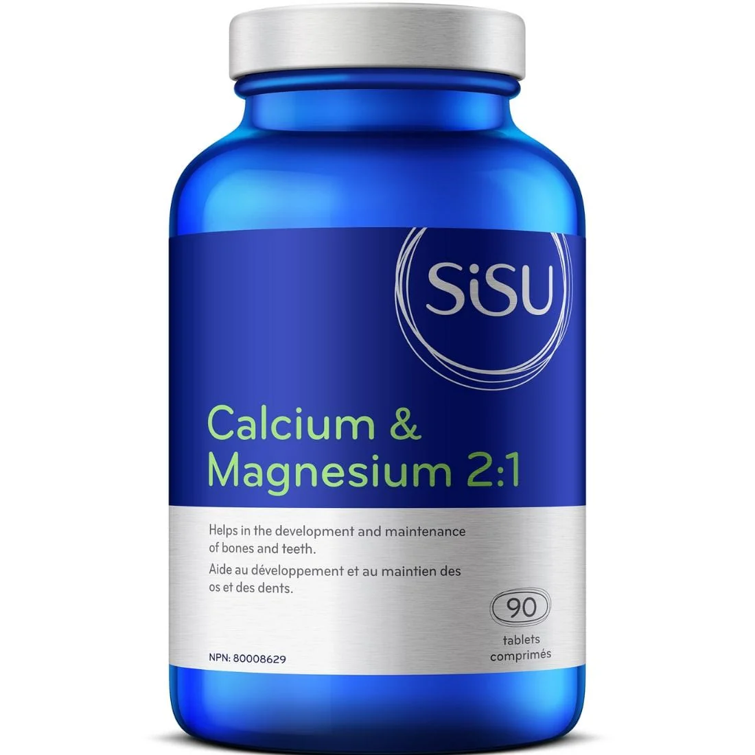 SISU Calcium & Magnesium 2:1 with D2, 90 Tablets