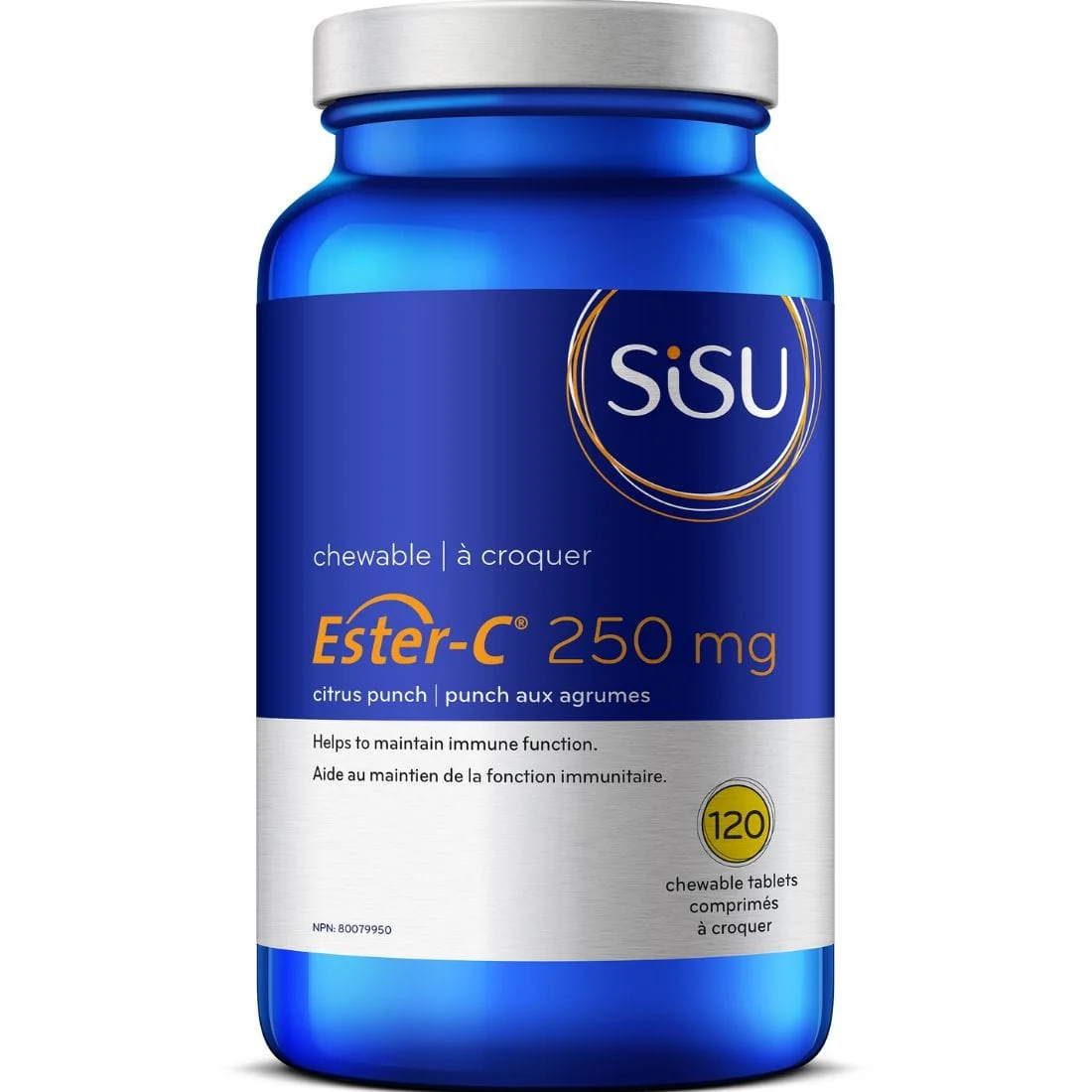 SISU Ester-C 250mg Chewable Vitamin C 250mg, Delicious Flavours, 120 Chewable Tablets - Image 2