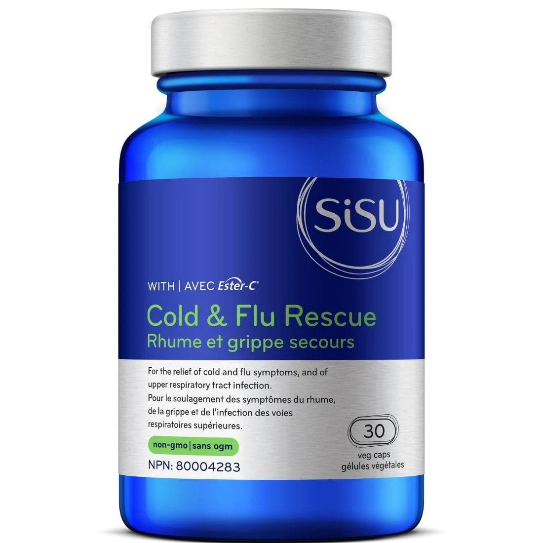 SISU Cold and Flu Rescue with Ester-C, 60 Vegetable Capsules - Image 2