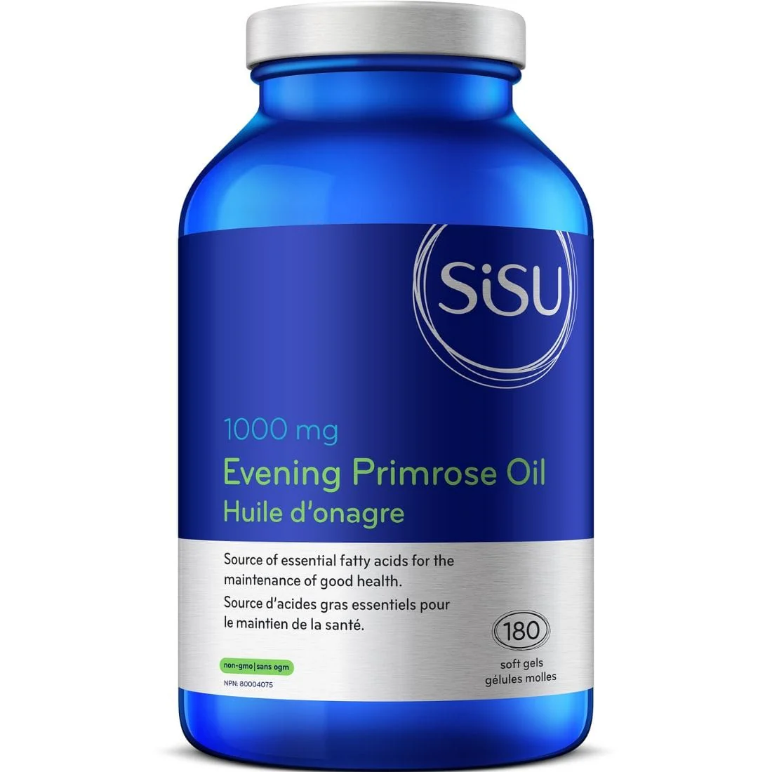 SISU Evening Primrose Oil 1000mg, 180 Softgel Caps