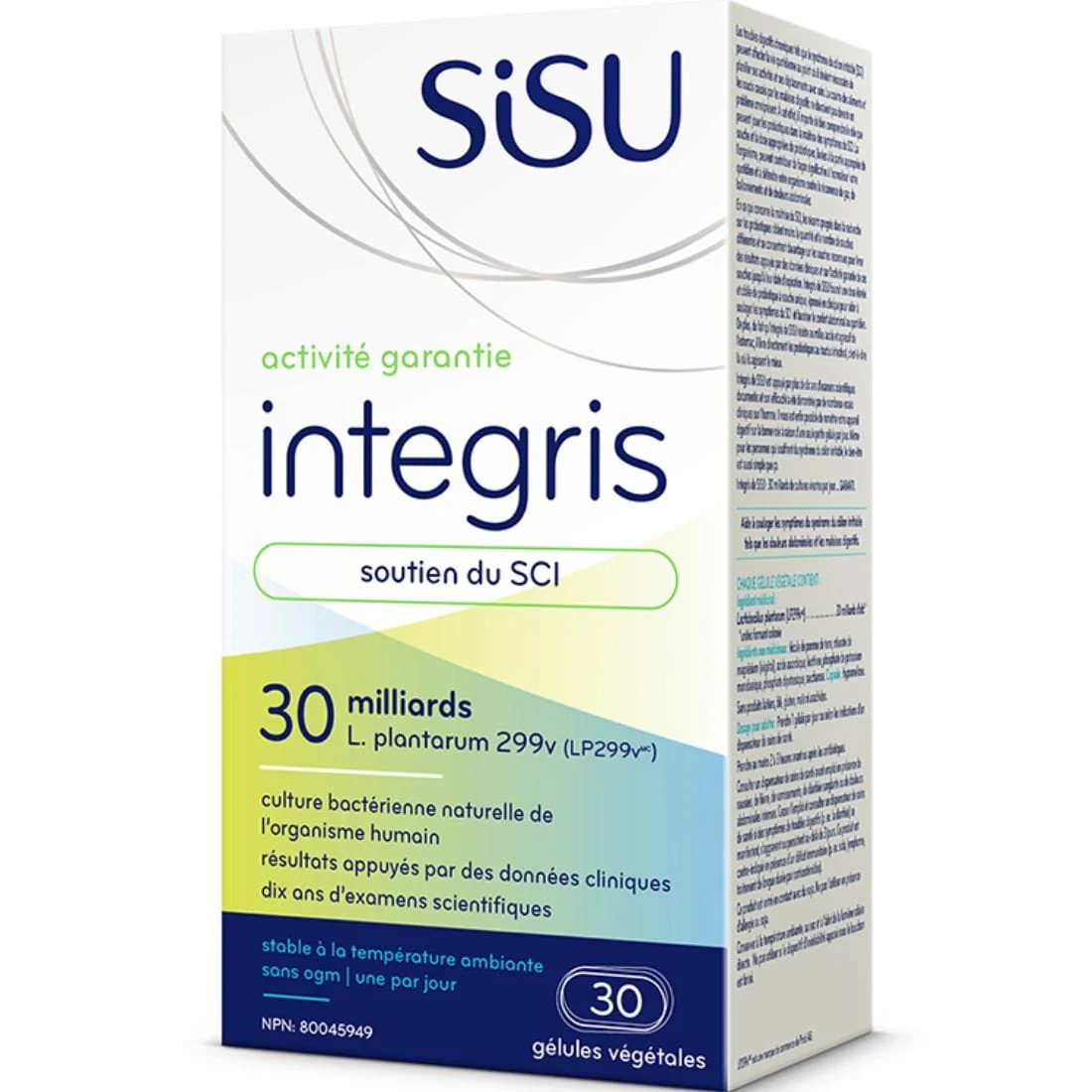 SISU Integris 30 Billion Probiotic, 30 Vcaps