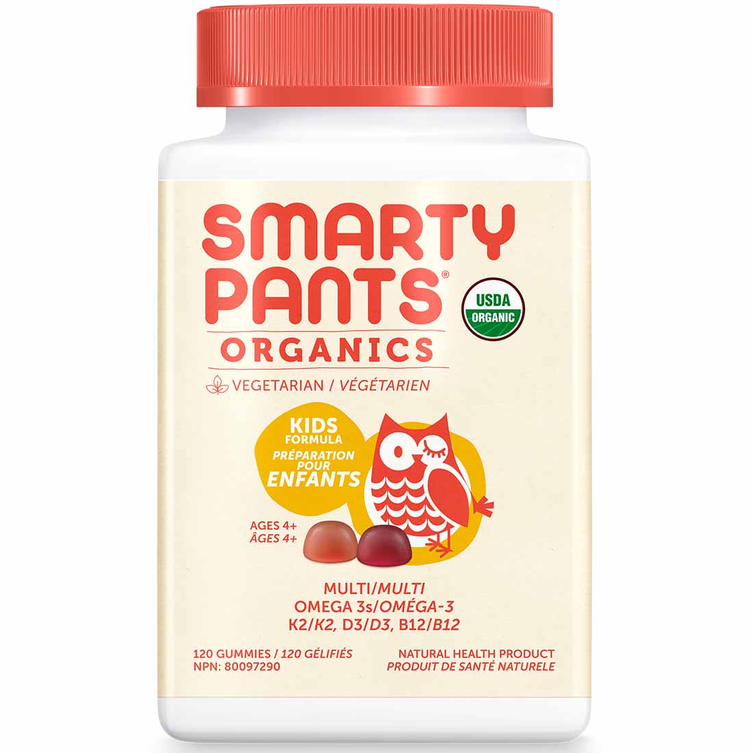 SmartyPants Organic Kids Formula Multivitamin Gummies - Image 3