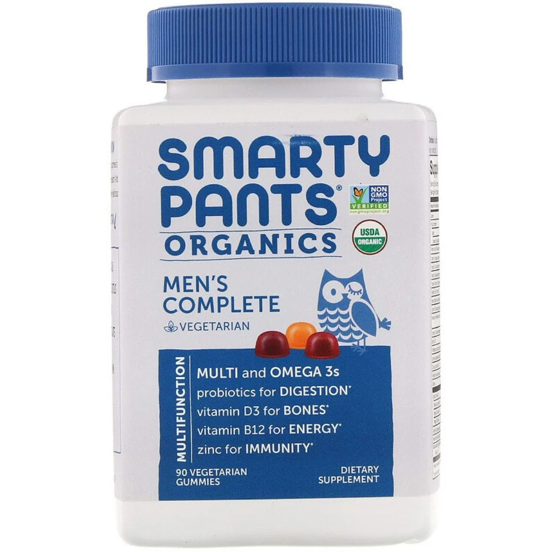 SmartyPants Organic Mens Formula Gummy Multivitamins - Image 2