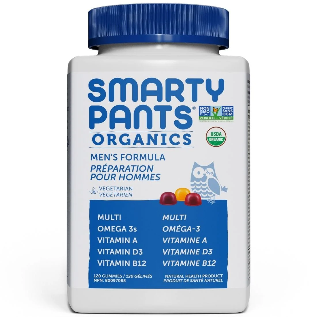 SmartyPants Organic Mens Formula Gummy Multivitamins - Image 3