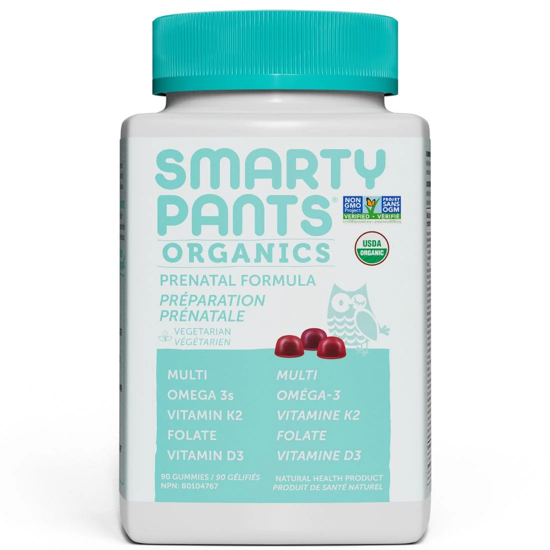 SmartyPants Prenatal Formula Gummy Multivitamins with Folate, B12 and Omega 3 - Image 4