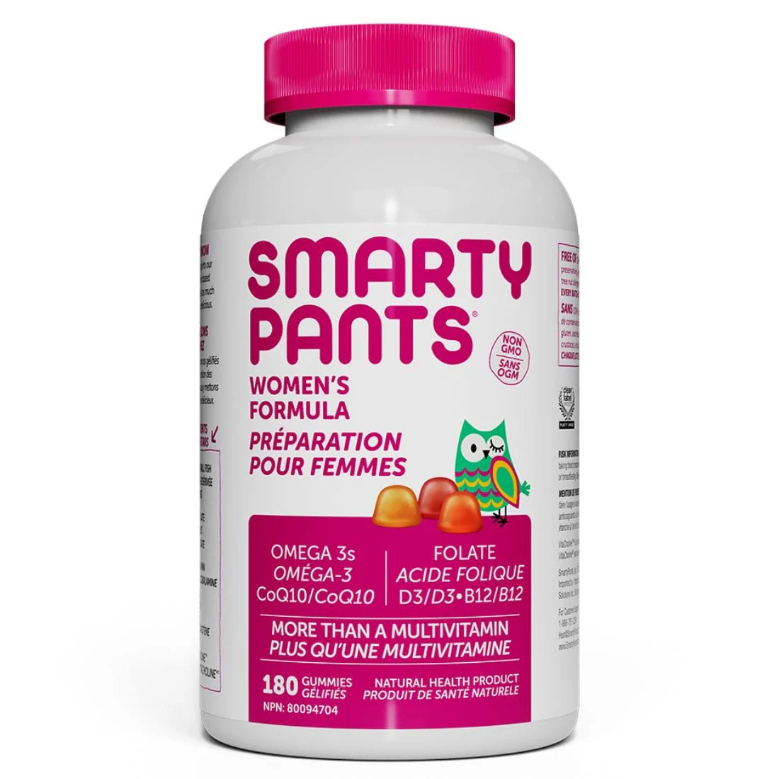 SmartyPants Womens Formula Gummy Multivitamins with Folate, CoQ10, B12 and Omega 3 - Image 3
