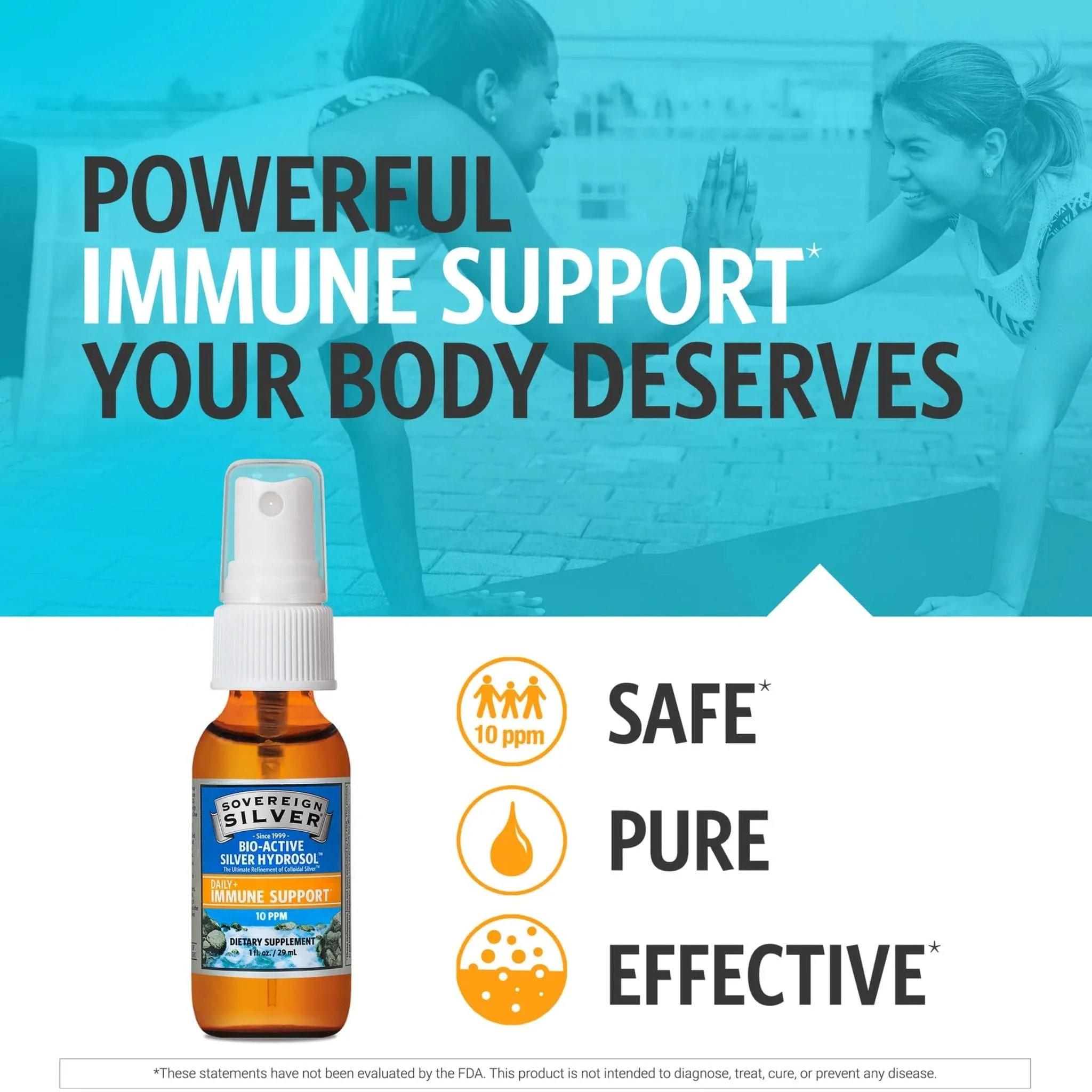 Sovereign Silver Bio-Active Silver Hydrosol for Immune Support, Fine Mist Throat Spray, 29ml - Image 5