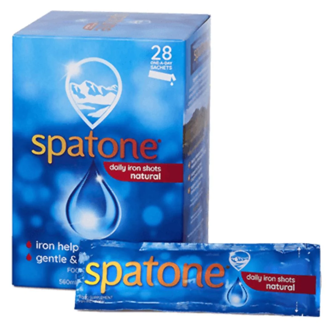 Spatone Iron Supplement, 100% Natural Liquid Iron, 28 Sachet Servings