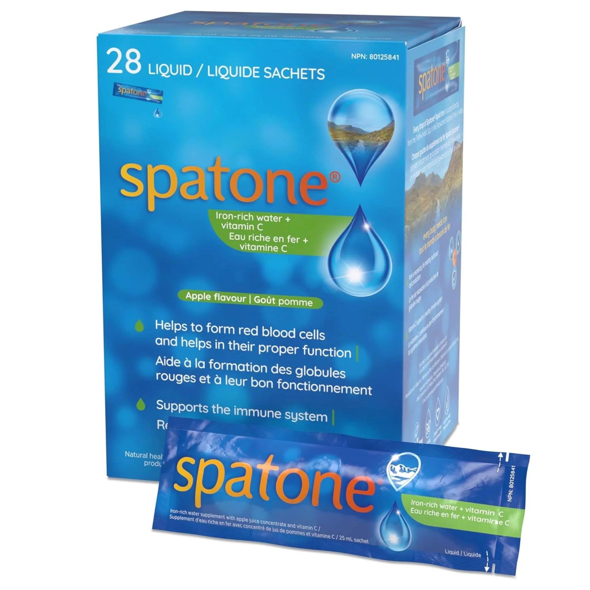 Spatone Iron Supplement, 100% Natural Liquid Iron, 28 Sachet Servings - Image 3