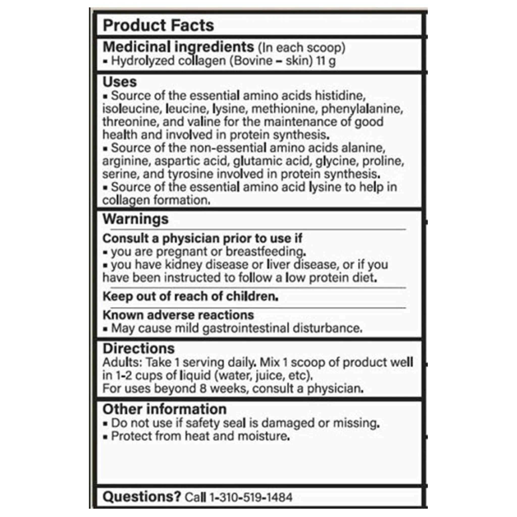 Sports Research Collagen Peptides Powder, 11g per Scoop, Hydrolyzed Type I & III, Supports Healthy Skin, Hair, Nails, and Joints, 227g - Image 2