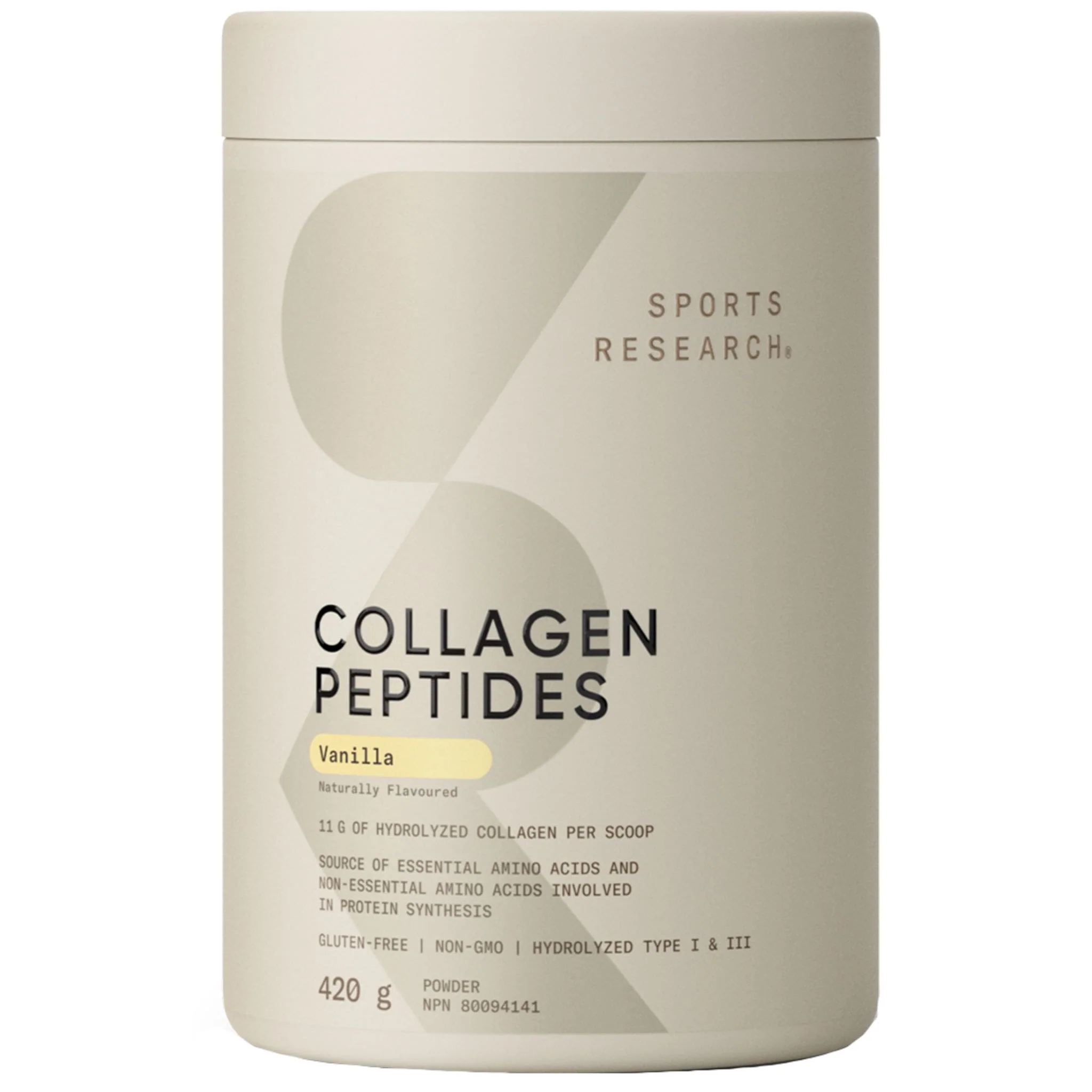 Sports Research Collagen Peptides Powder, 11g per Scoop, Hydrolyzed Type I & III, Supports Healthy Skin, Hair, Nails, and Joints, 227g - Image 3