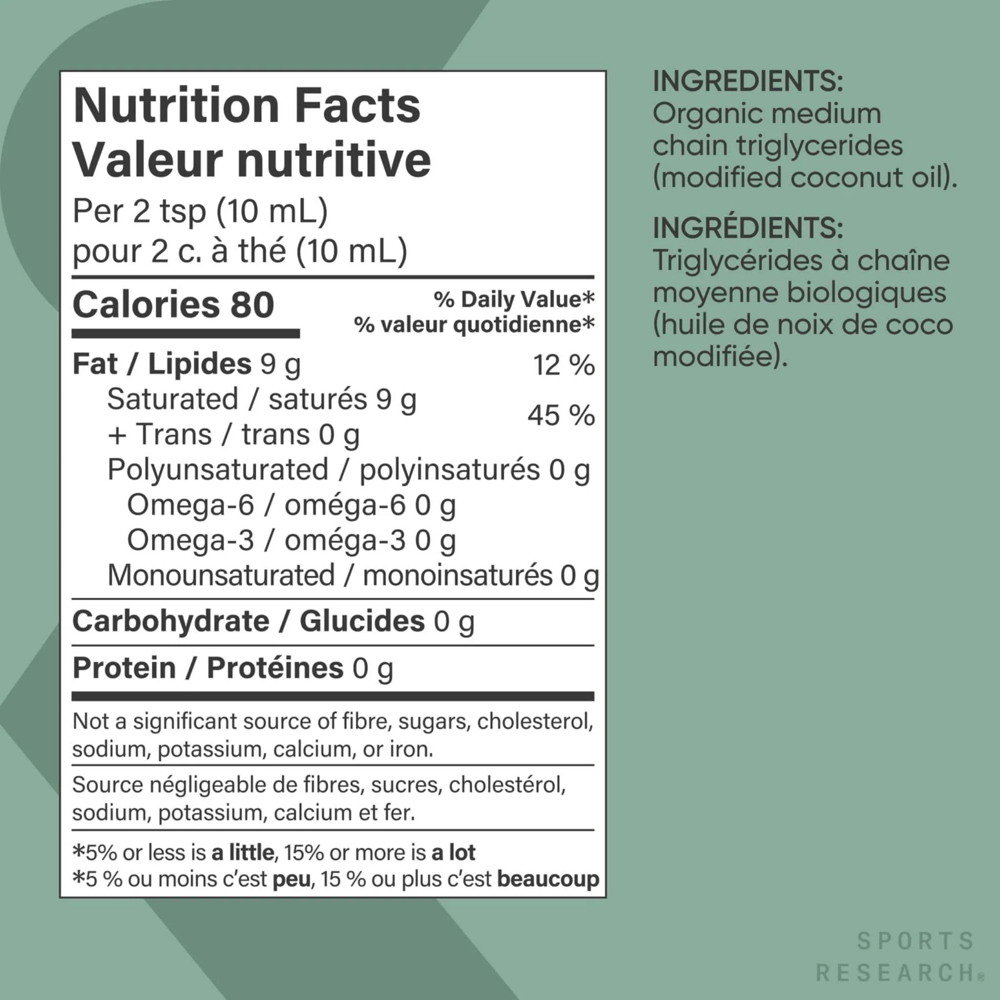 Sports Research Organic MCT Oil, Liquid, Pure Coconut-Derived Energy for Keto and Low-Carb Lifestyles 414ml-887ml - Image 10