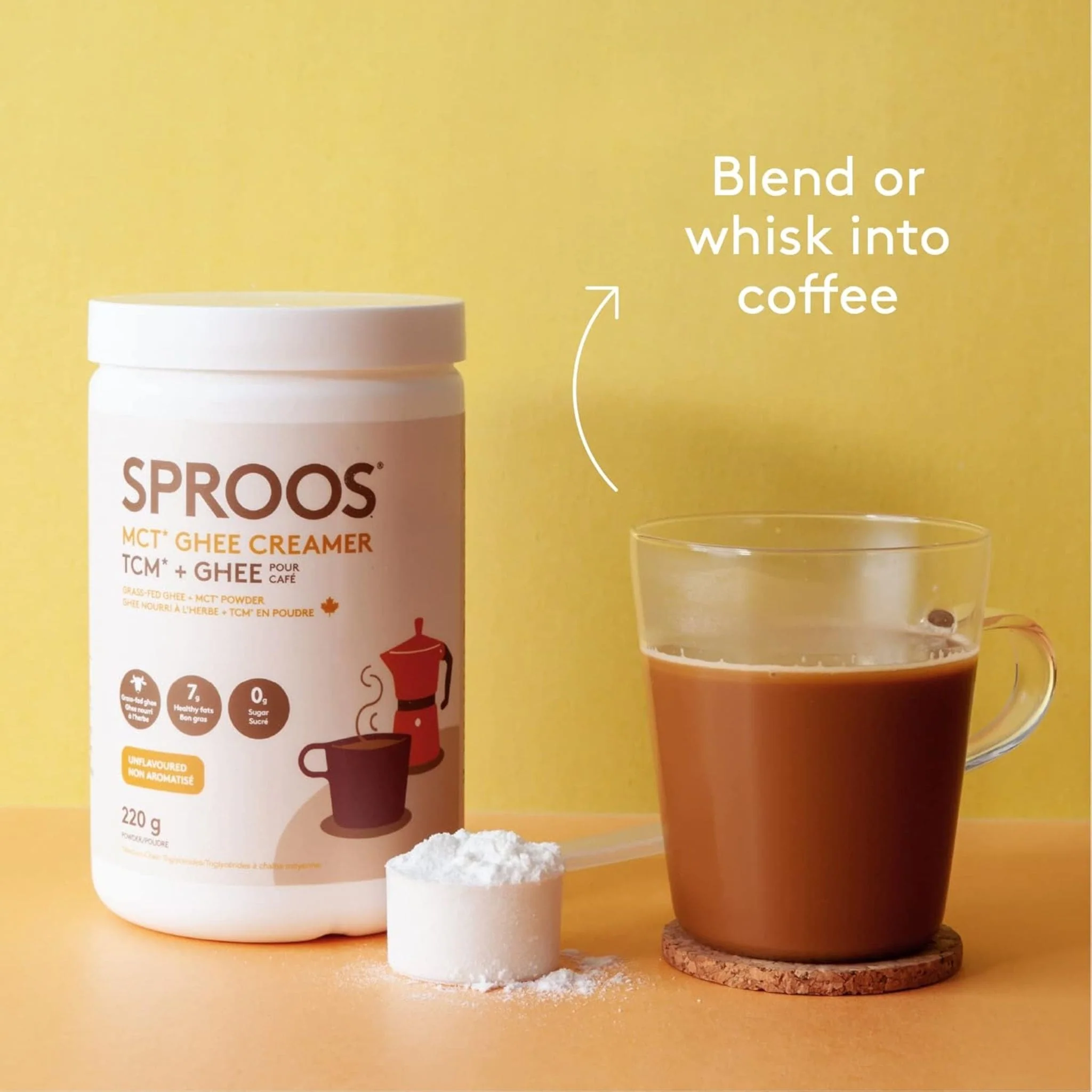 Sproos Ghee MCT Creamer, 220g - Image 5