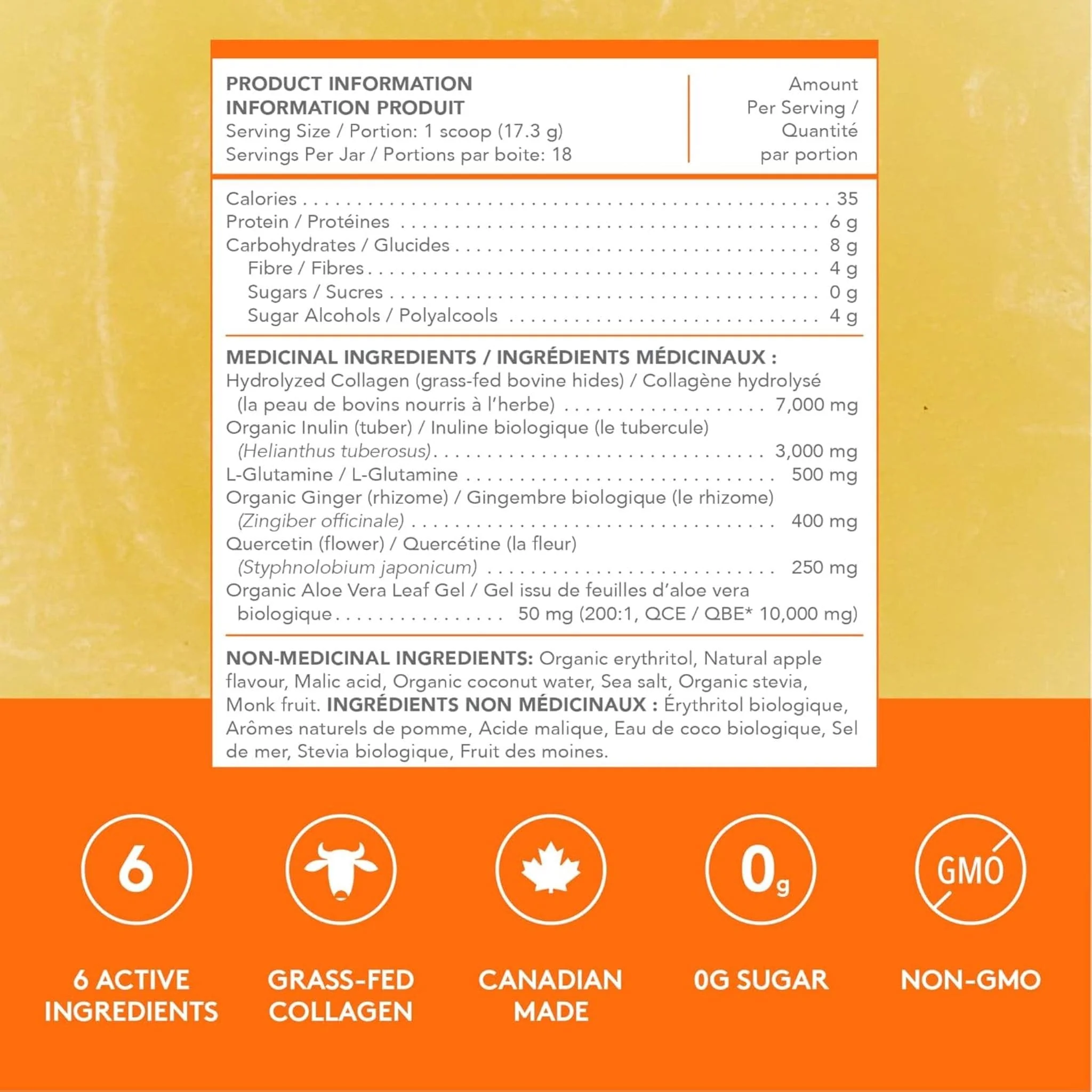 Sproos Gut Collagen- Formerly Sproos Up Your Gut, Enhanced Collagen Beverage Mix, 309g - Image 2