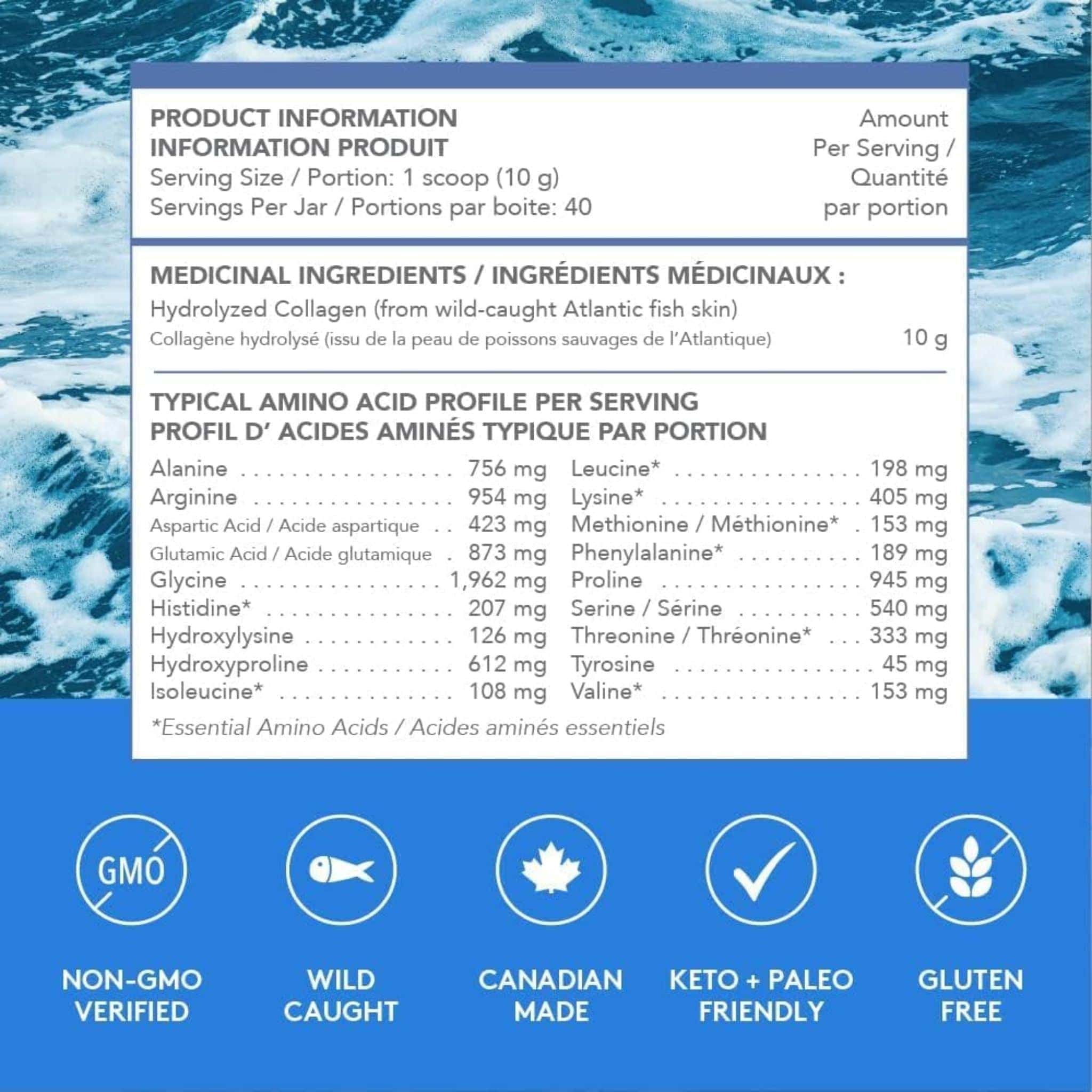 Sproos Marine Collagen, Hydrolyzed Collagen Peptides - Image 3