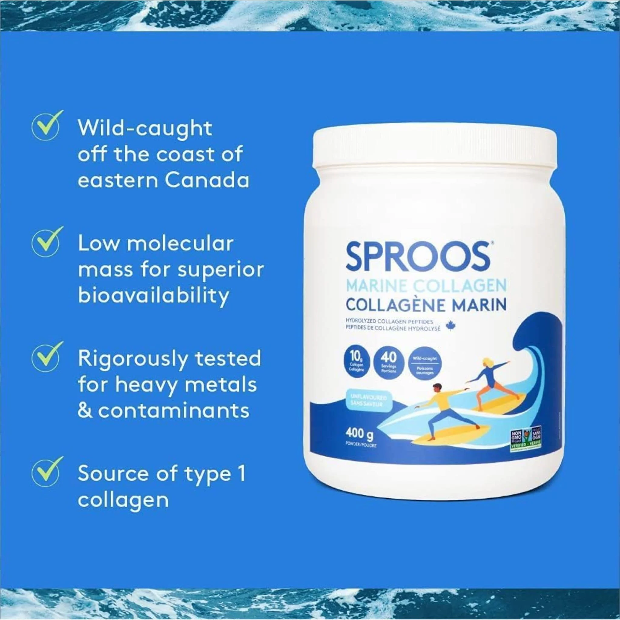 Sproos Marine Collagen, Hydrolyzed Collagen Peptides - Image 4