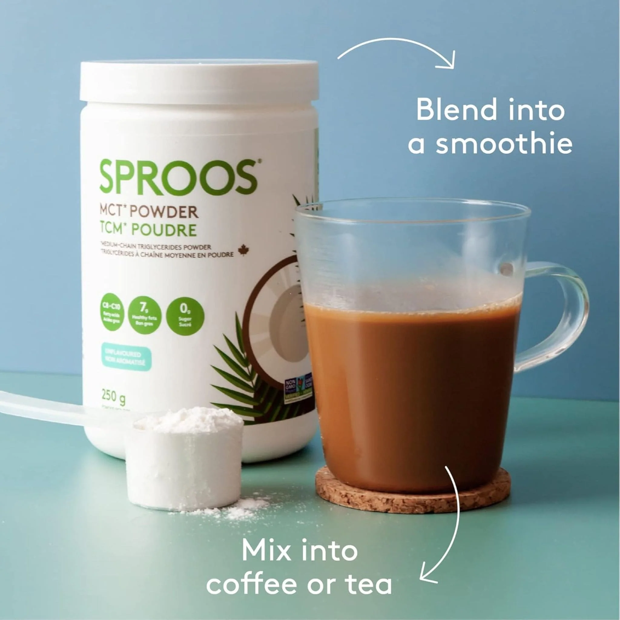 Sproos MCT Powder, 250g - Image 4
