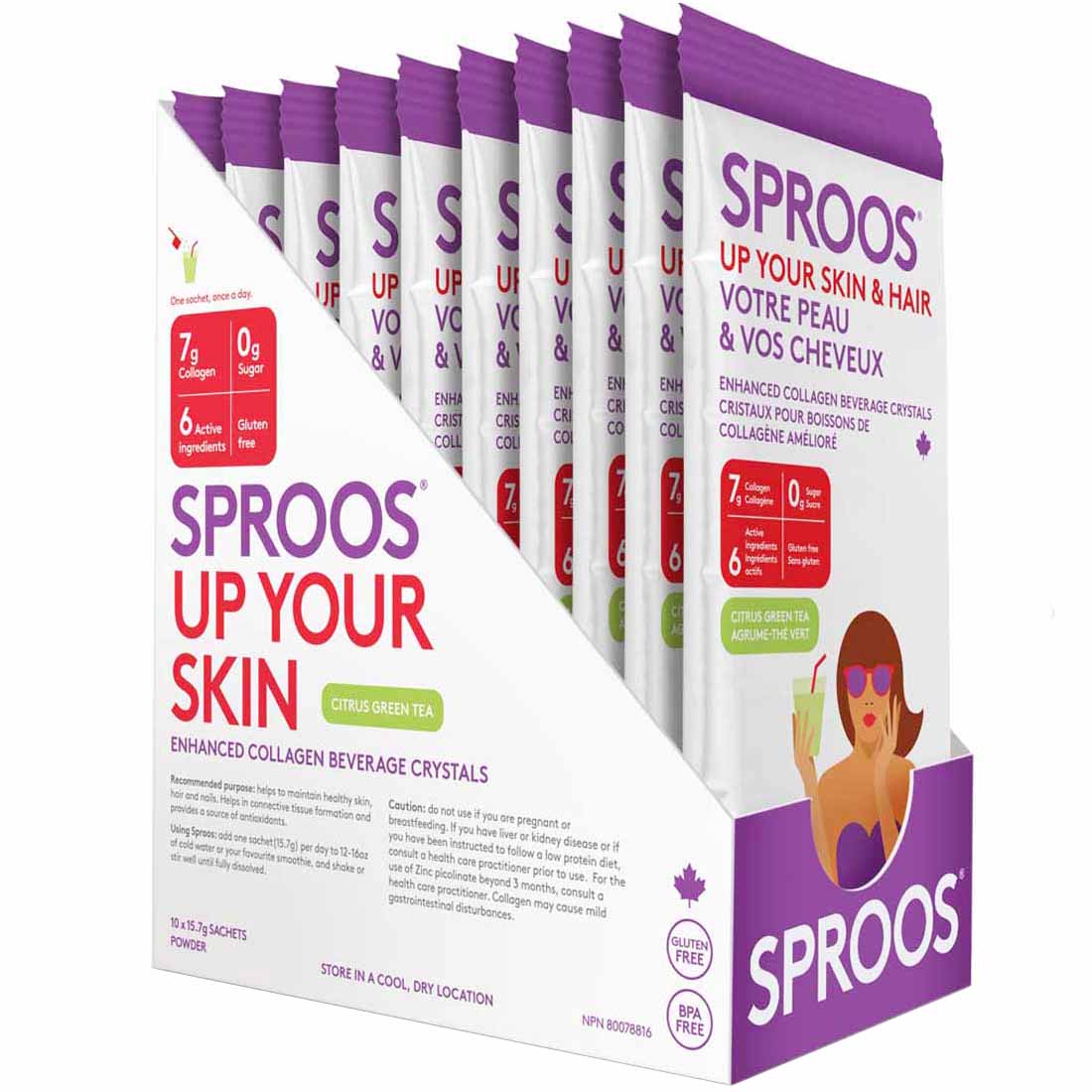 Sproos Up Your Skin & Hair, Marine Collagen Powder For Enhanced Skin and Hair Health - Image 2