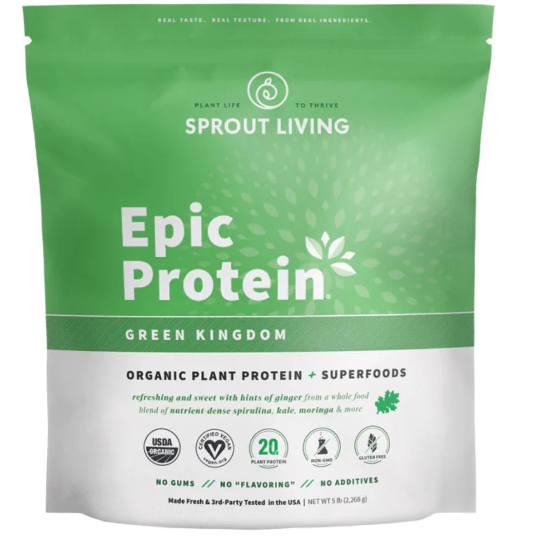 Sprout Living Epic Protein Organic Plant Protein, Made Fresh, Vegan, Gluten-Free, Non-GMO - Image 10