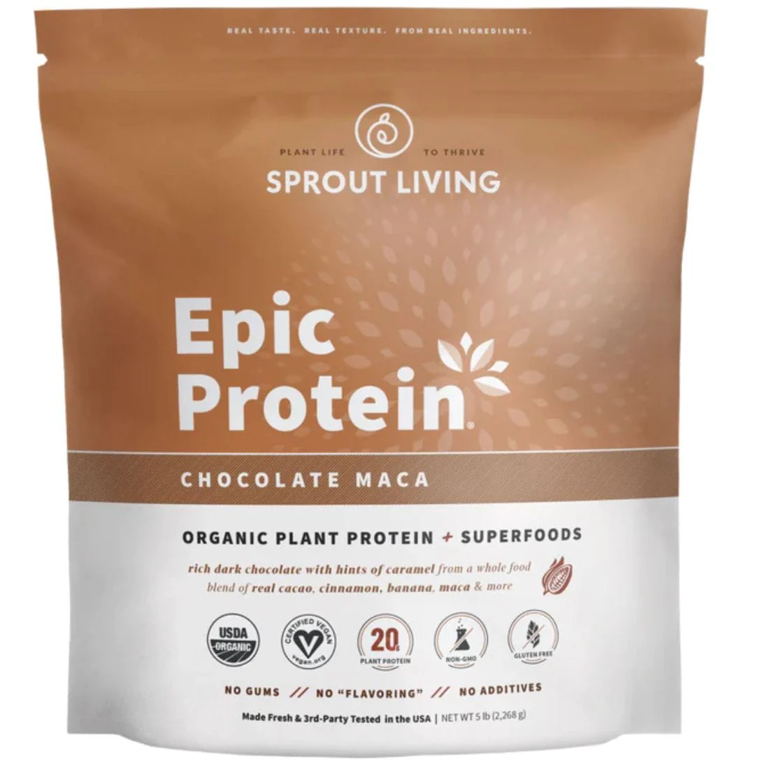 Sprout Living Epic Protein Organic Plant Protein, Made Fresh, Vegan, Gluten-Free, Non-GMO - Image 11