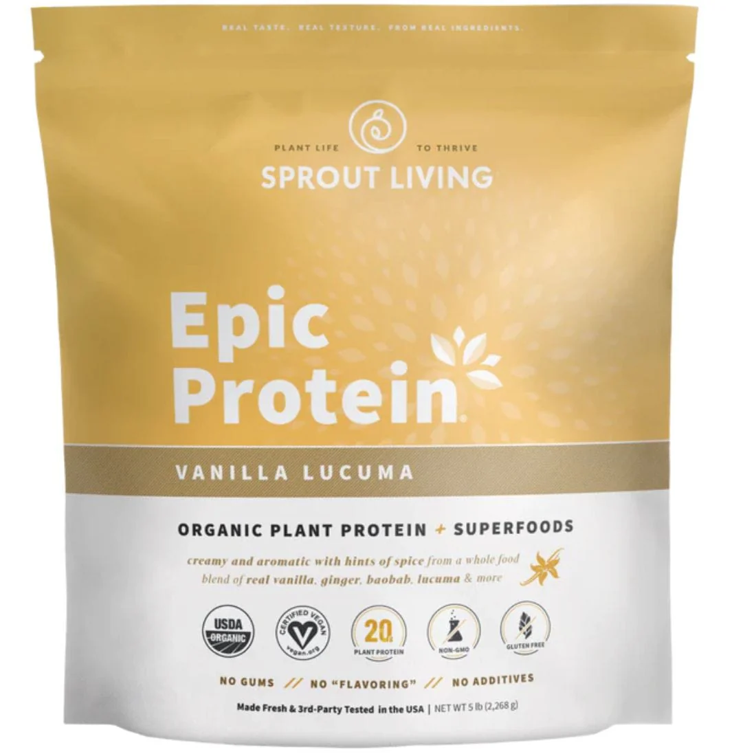 Sprout Living Epic Protein Organic Plant Protein, Made Fresh, Vegan, Gluten-Free, Non-GMO - Image 12
