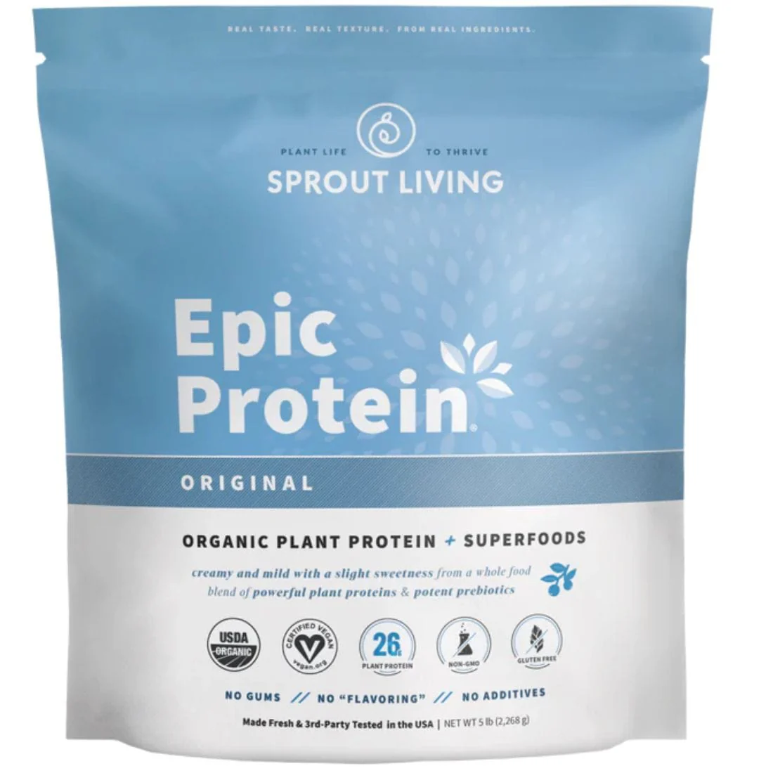 Sprout Living Epic Protein Organic Plant Protein, Made Fresh, Vegan, Gluten-Free, Non-GMO - Image 13