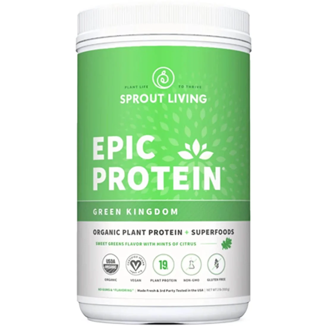 Sprout Living Epic Protein Organic Plant Protein, Made Fresh, Vegan, Gluten-Free, Non-GMO - Image 5