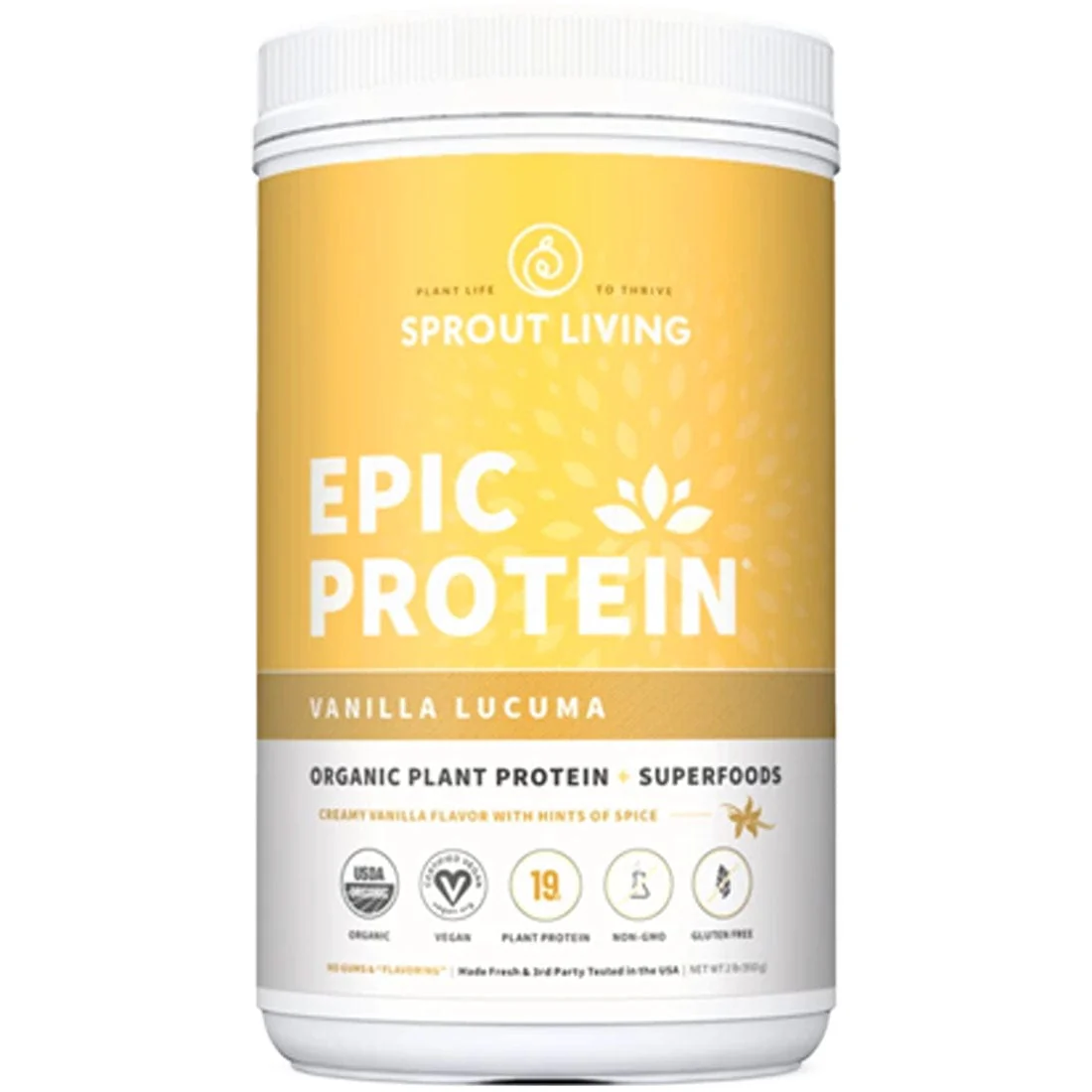 Sprout Living Epic Protein Organic Plant Protein, Made Fresh, Vegan, Gluten-Free, Non-GMO - Image 9