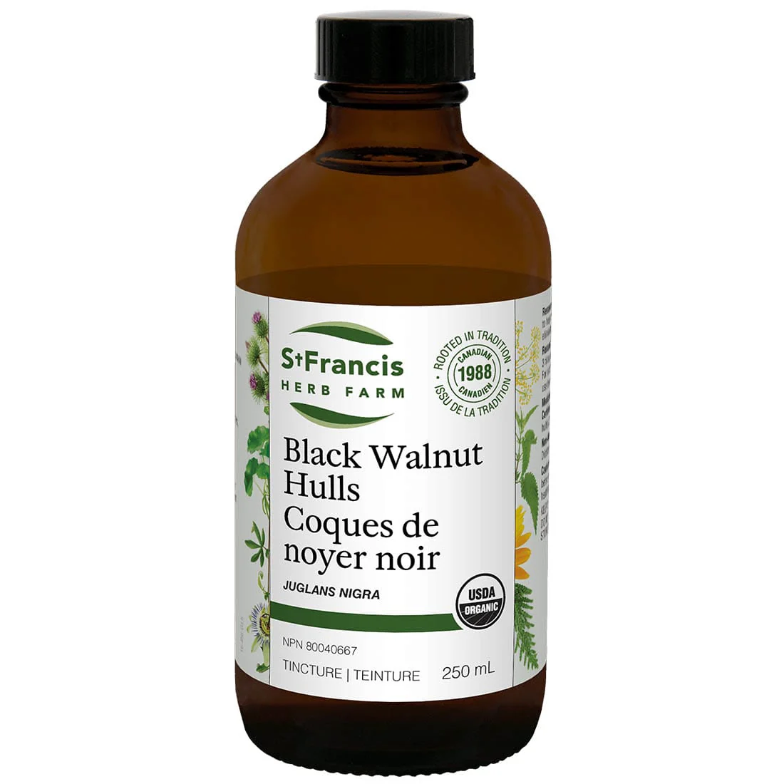 St. Francis Black Walnut Hulls Liquid