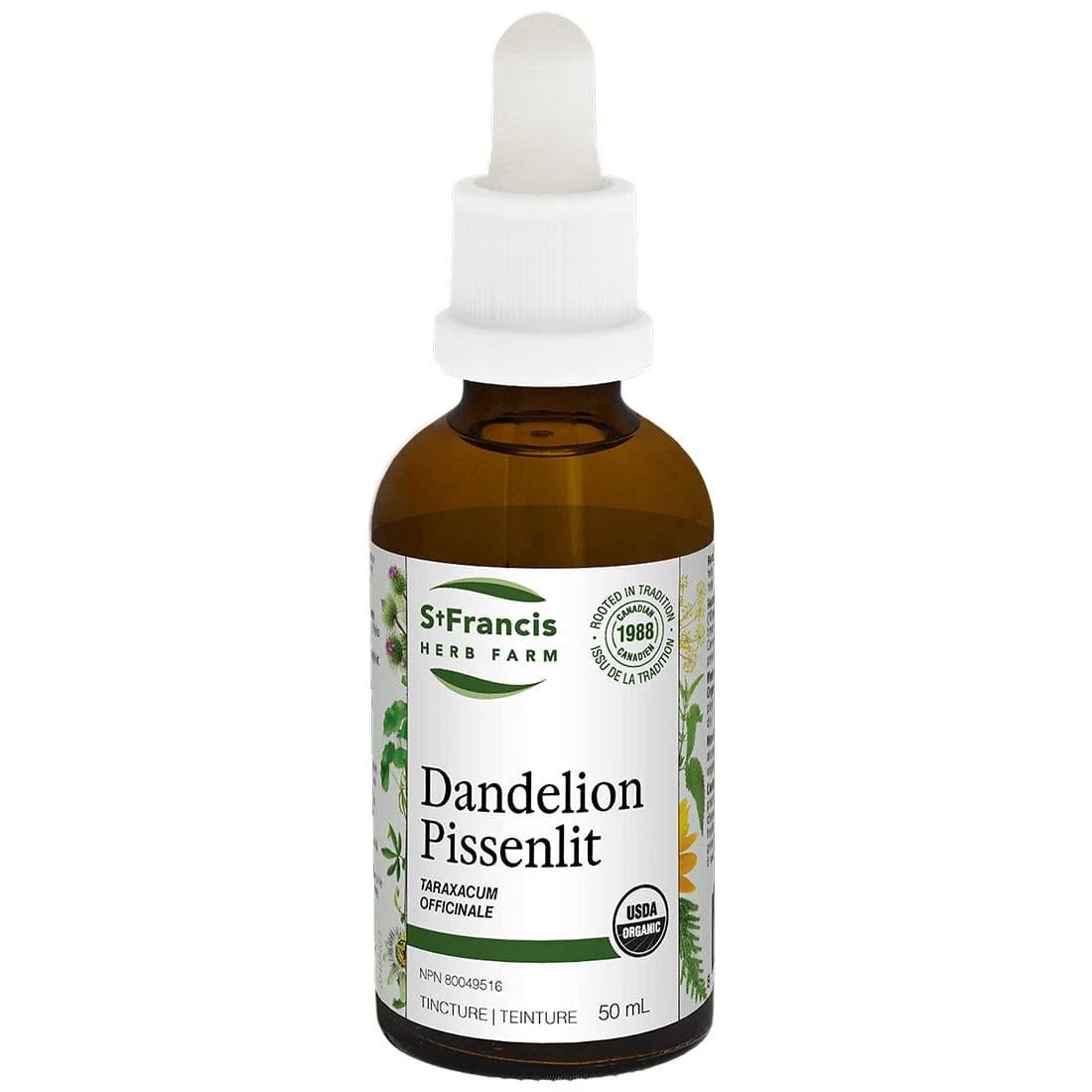 St. Francis Dandelion Liquid Supplement - Image 2