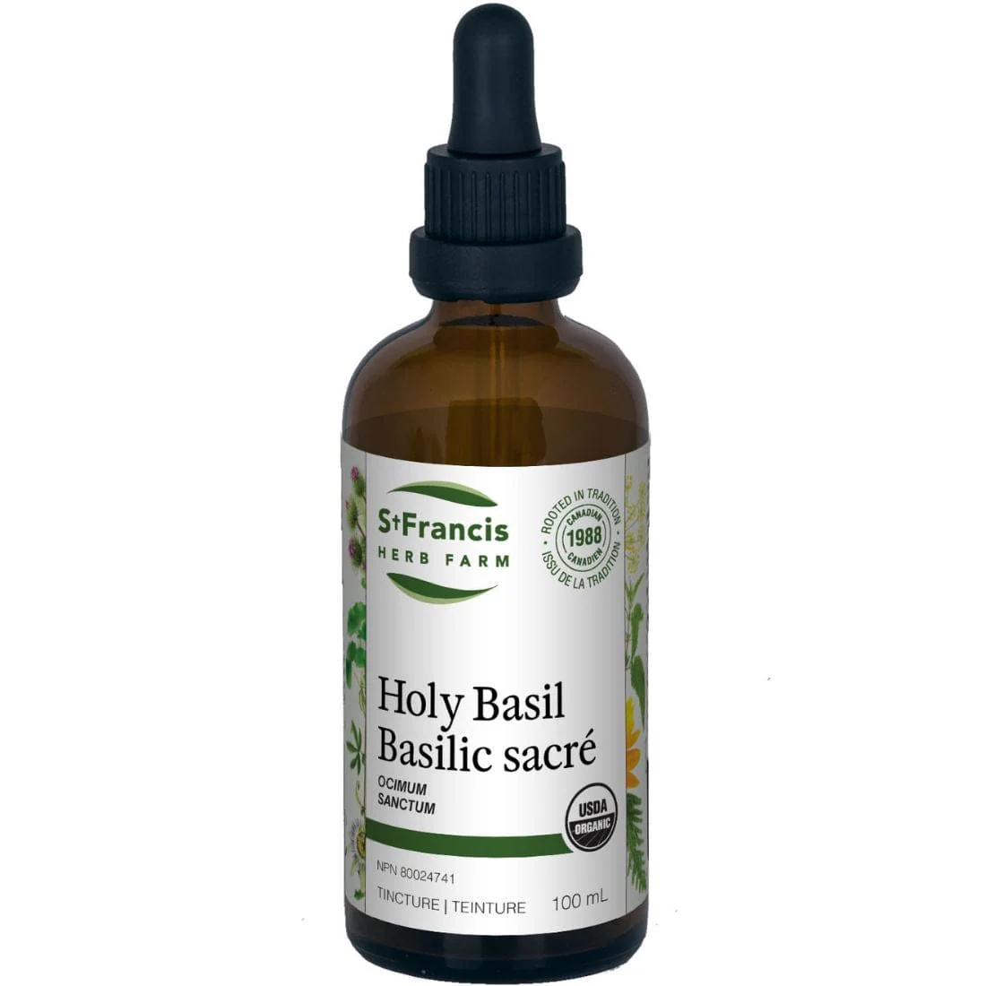 St. Francis Holy Basil Liquid Supplement - Image 3