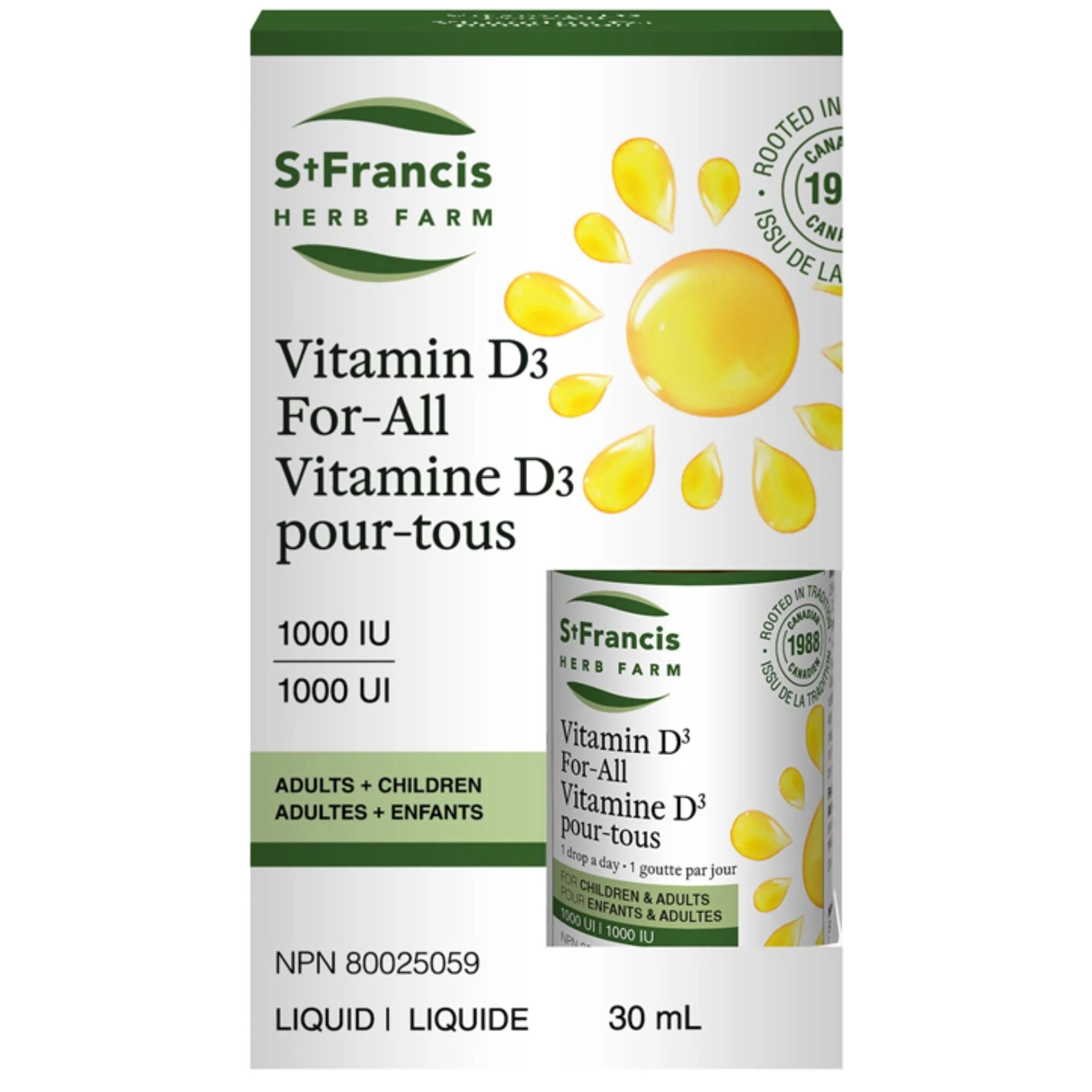 St. Francis Vitamin D3 for All, 1000IU