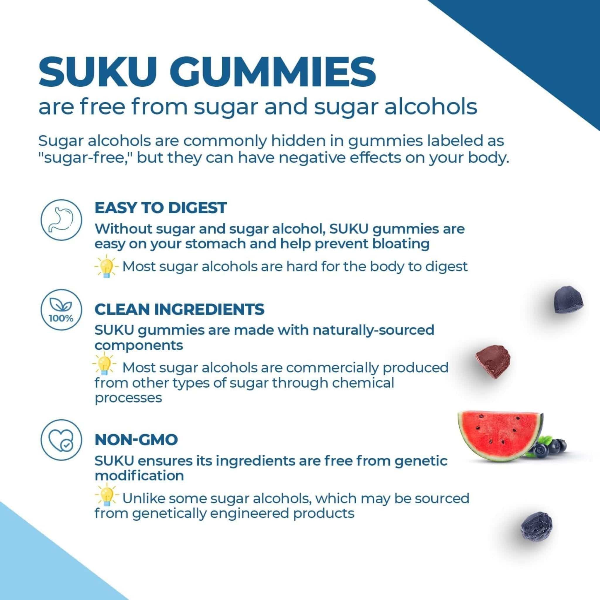 SUKU Vitamins Complete Men's Multi, 21 Essential Nutrients including CoQ10 and B12, Supports Energy, Immune and Prostate Health, 60 Gummies - Image 9
