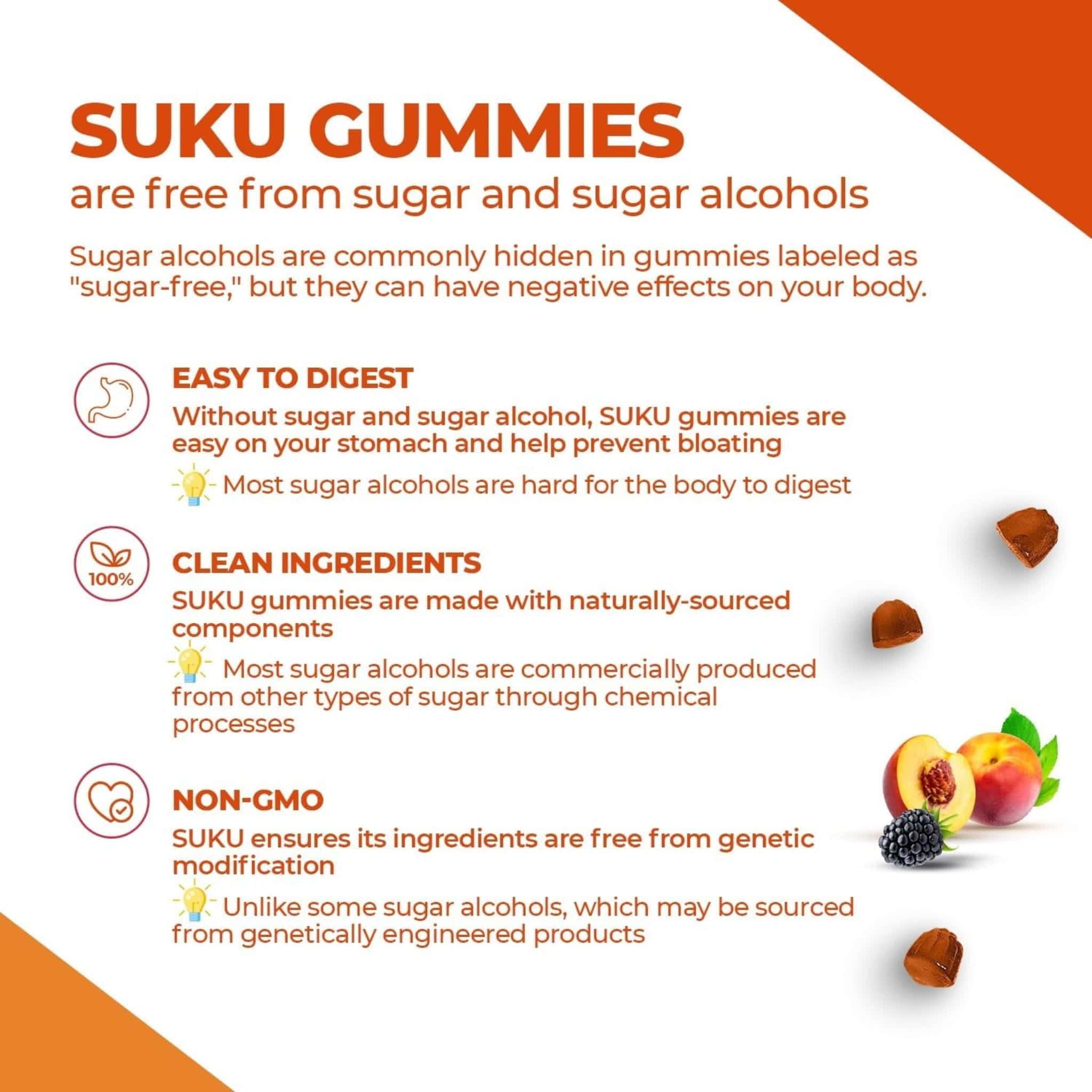 Suku Vitamins Debloat, 60 Gummies - Image 9