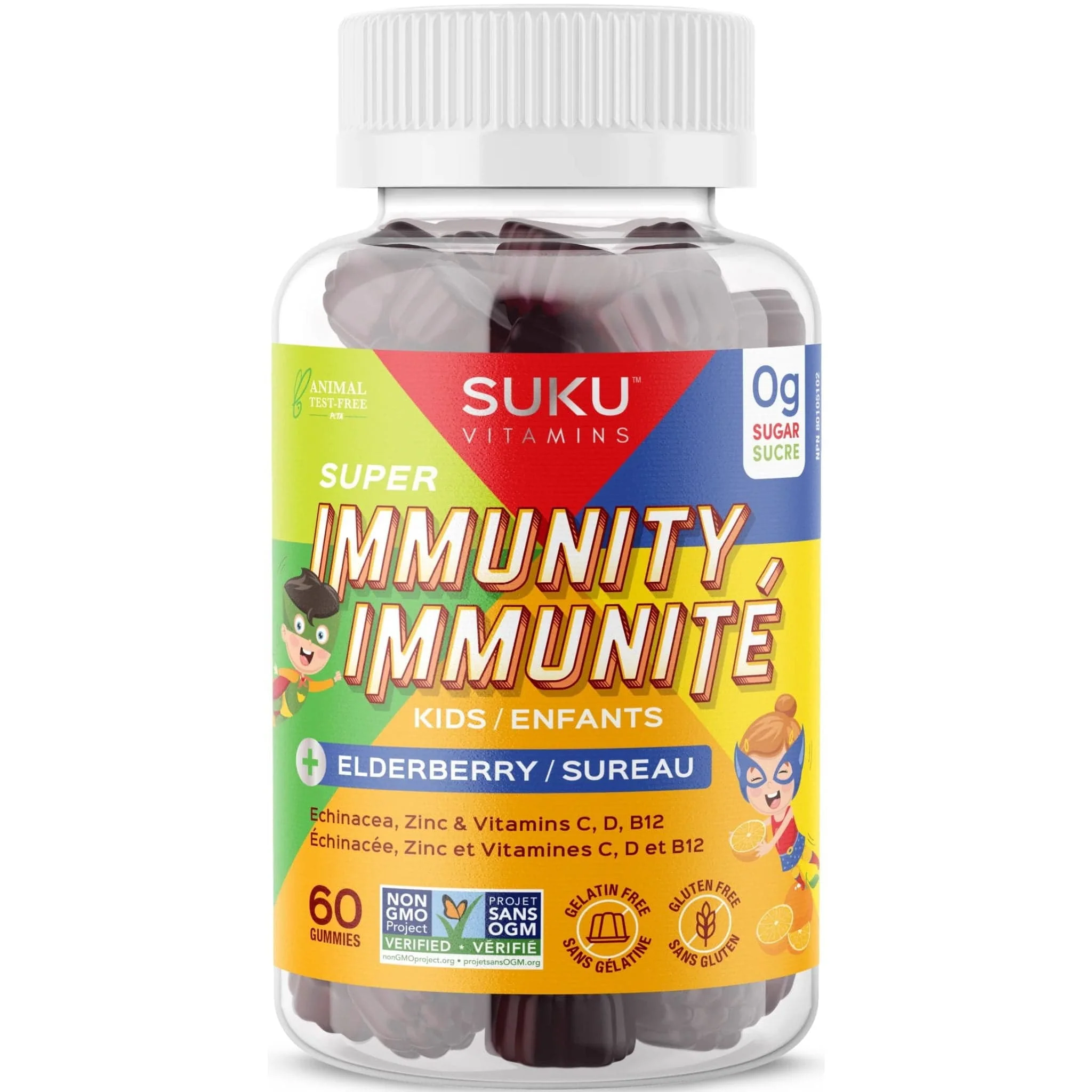 SUKU Vitamins Kids Super Immunity, 60 Gummies - Image 2