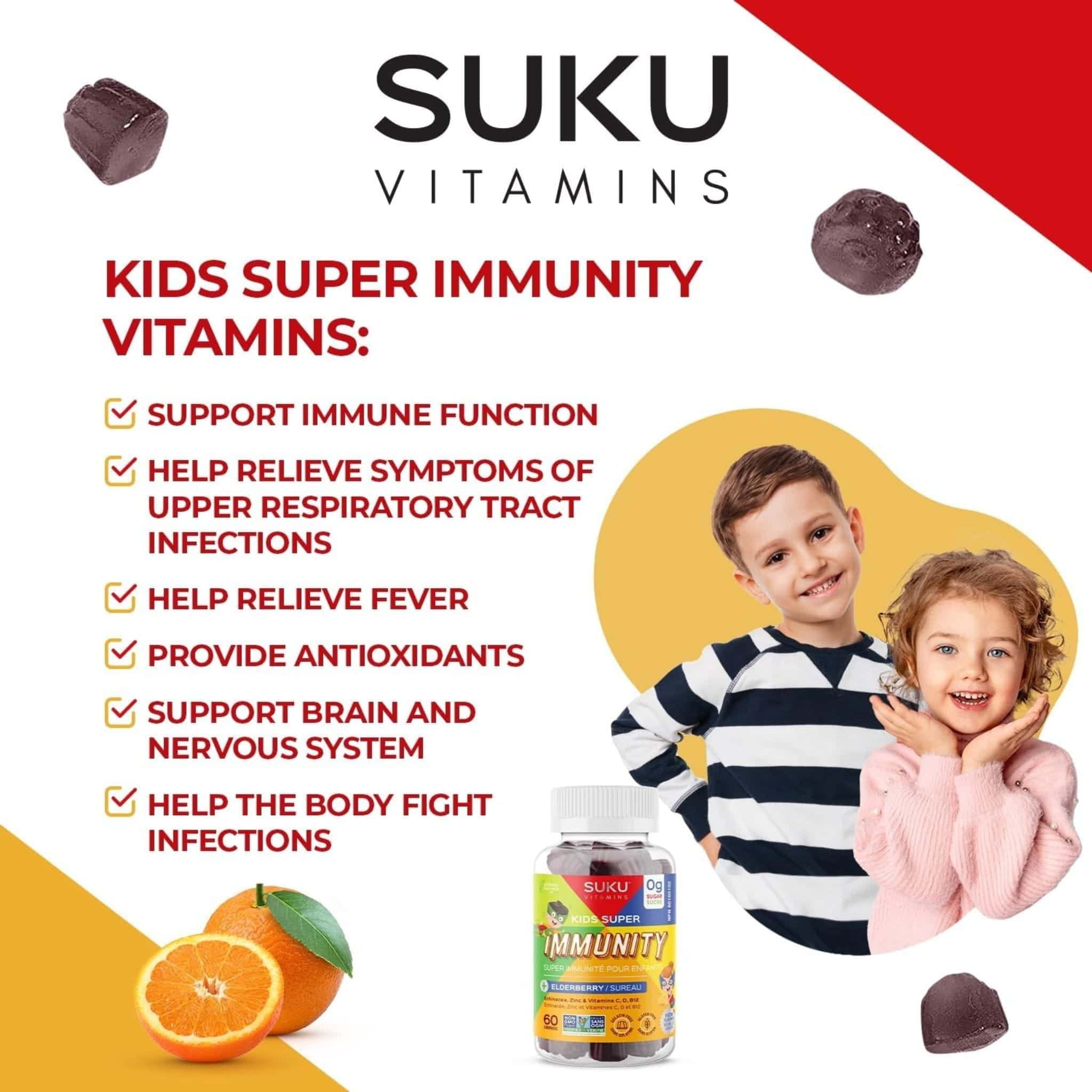 SUKU Vitamins Kids Super Immunity, 60 Gummies - Image 7