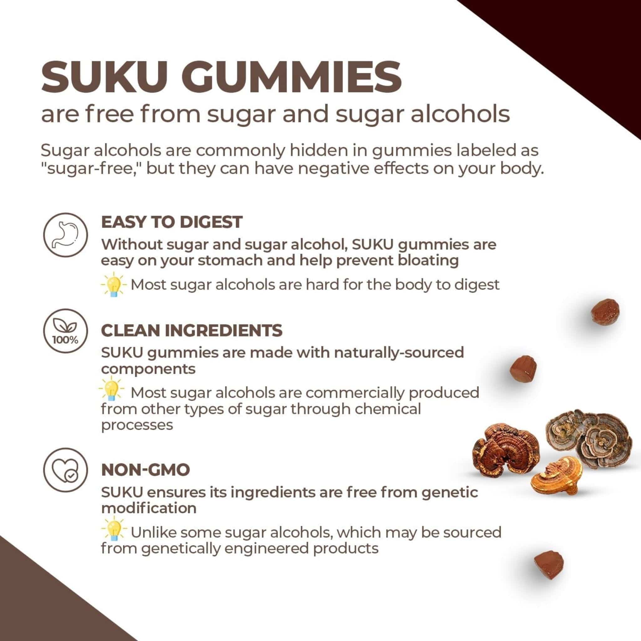 Suku Vitamins Super Mushrooms, 60 Gummies - Image 10