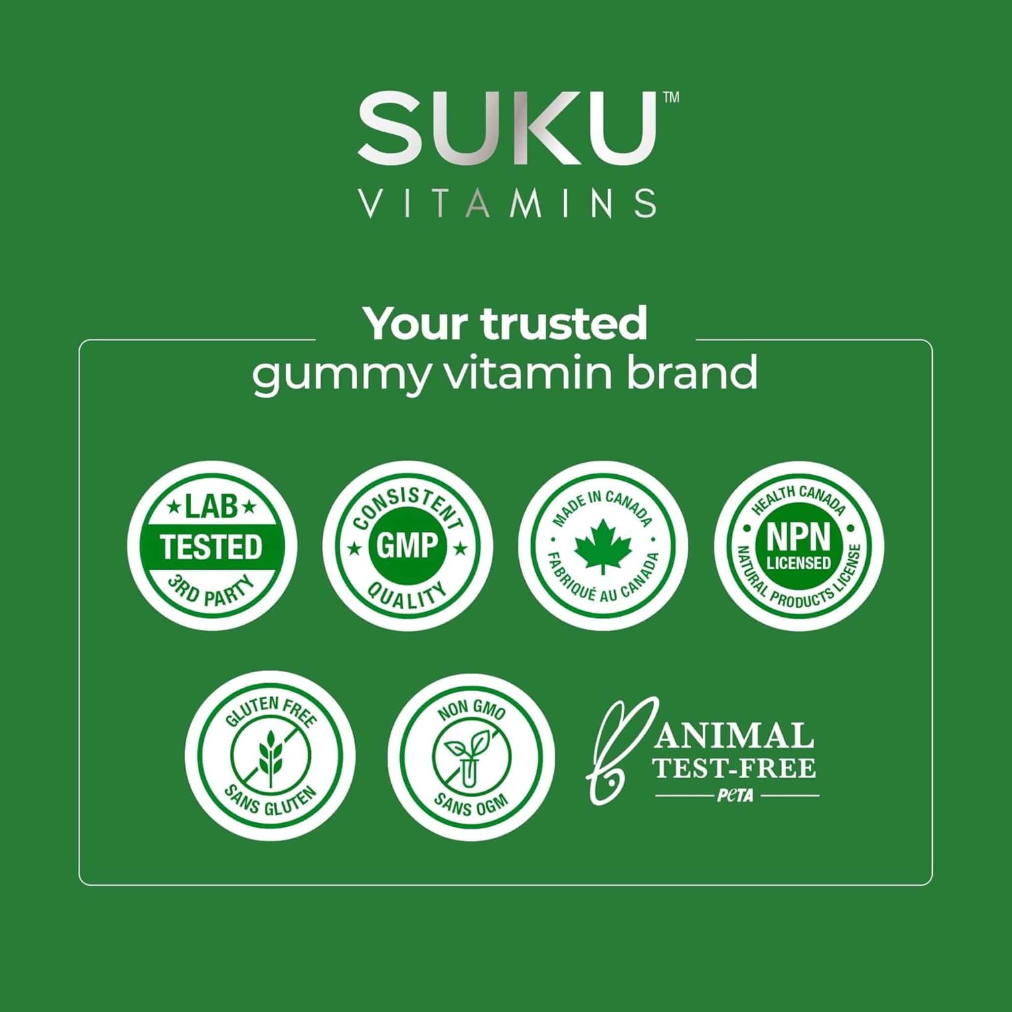 Suku Vitamins Teen Boy Total Multivitamin, 60 Gummies - Image 10